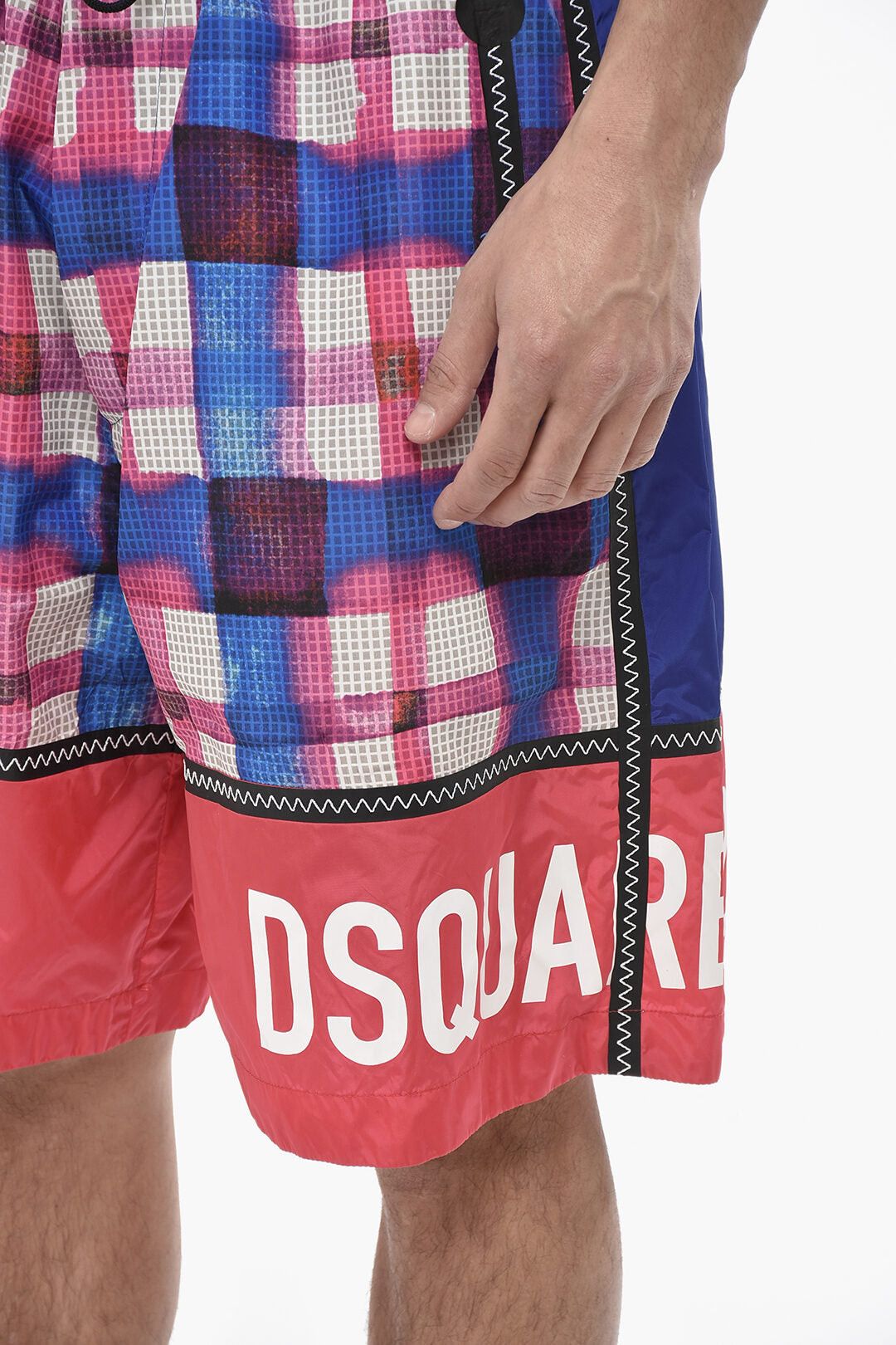 Dsquared2 Multicolored Boxer Swim Trunks With Elastic Waistband Size US 30 / EU 46 - 3 Thumbnail