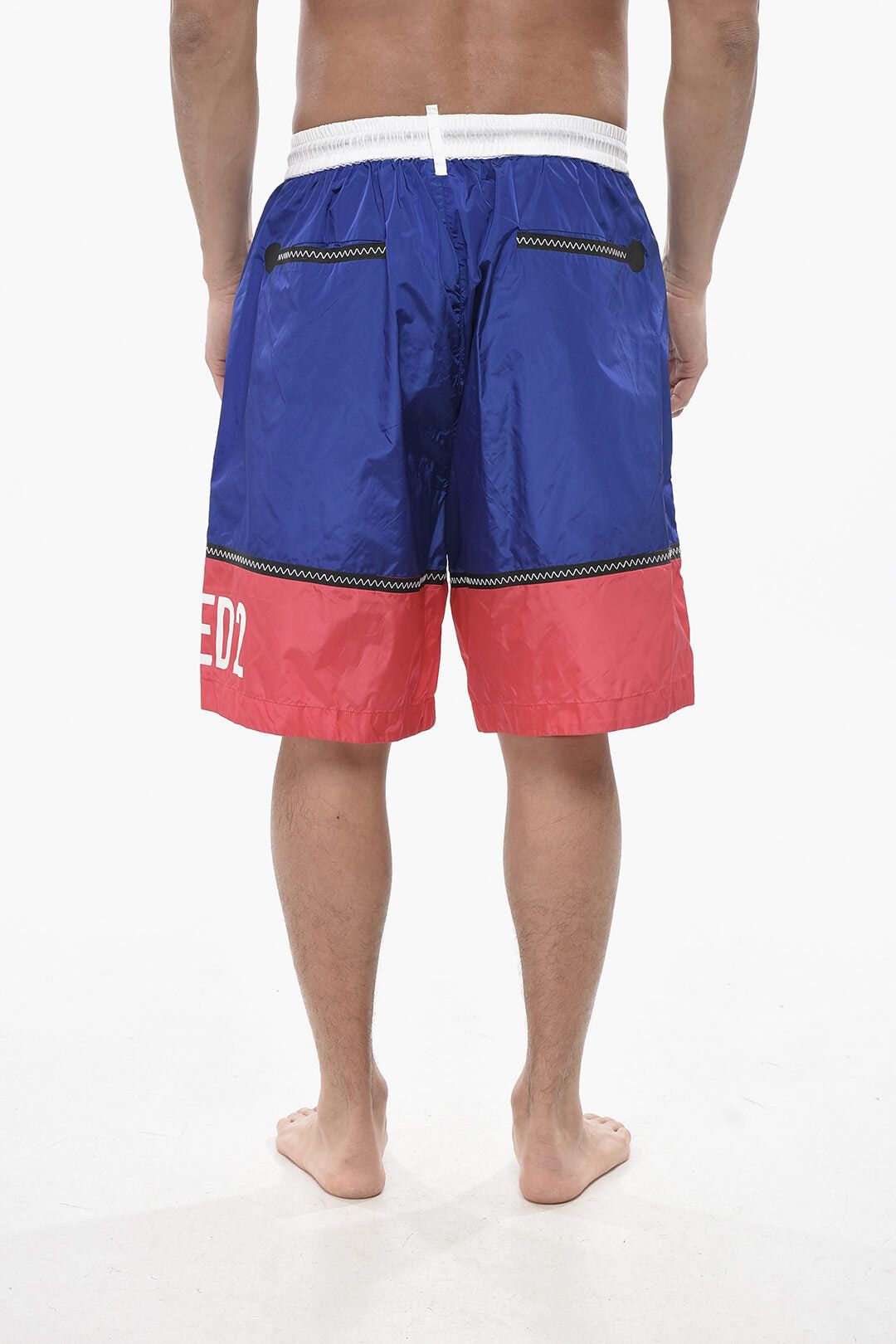 Dsquared2 Multicolored Boxer Swim Trunks With Elastic Waistband Size US 30 / EU 46 - 2 Thumbnail
