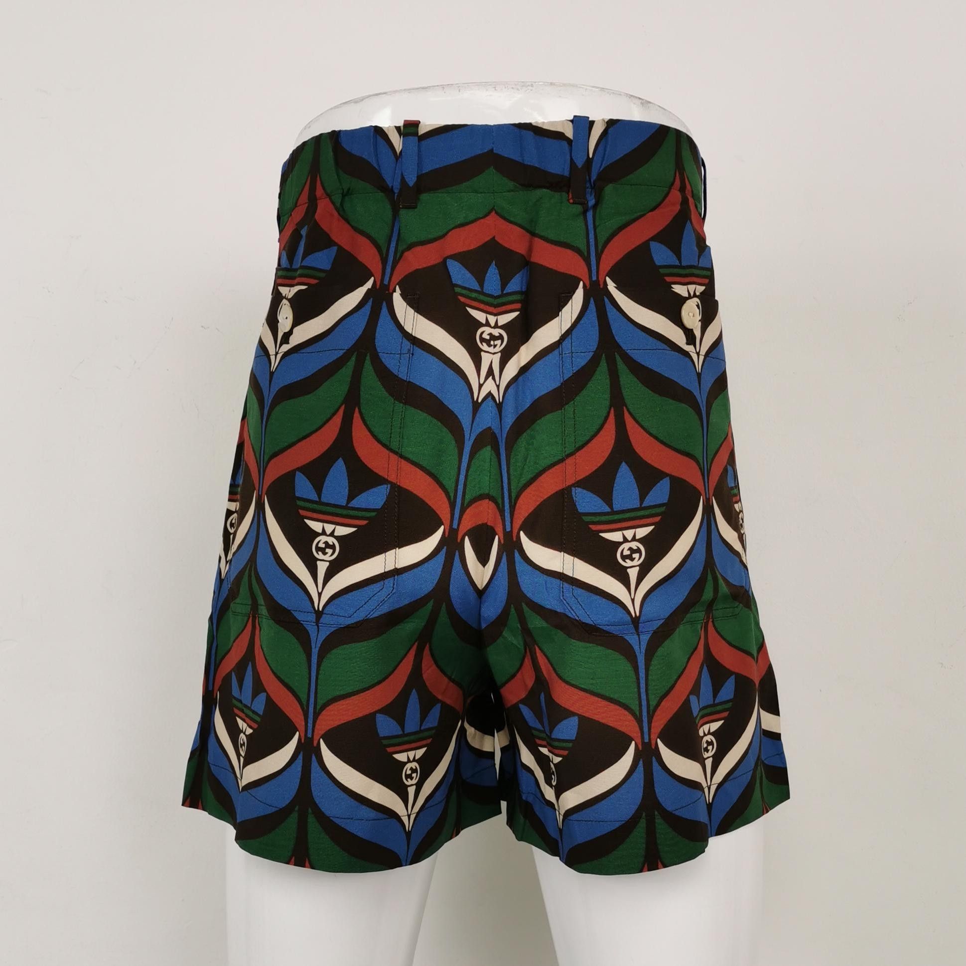 Gucci Gucci Printed Cotton Shorts XS Size US 32 / EU 48 - 24 Thumbnail