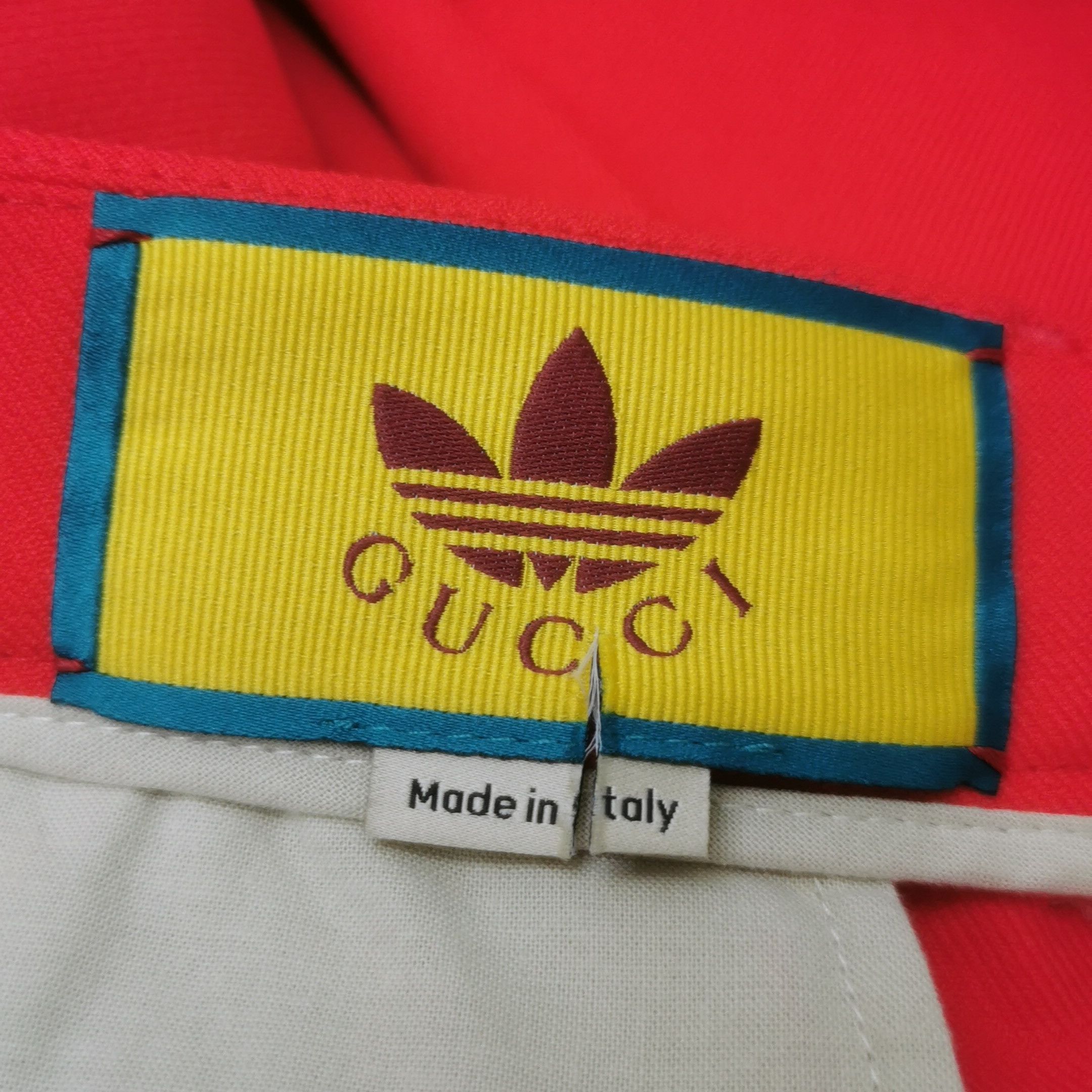 Gucci Gucci x Adidas Trefoil Logo Stripe Red Shorts Size US 32 / EU 48 - 25 Thumbnail
