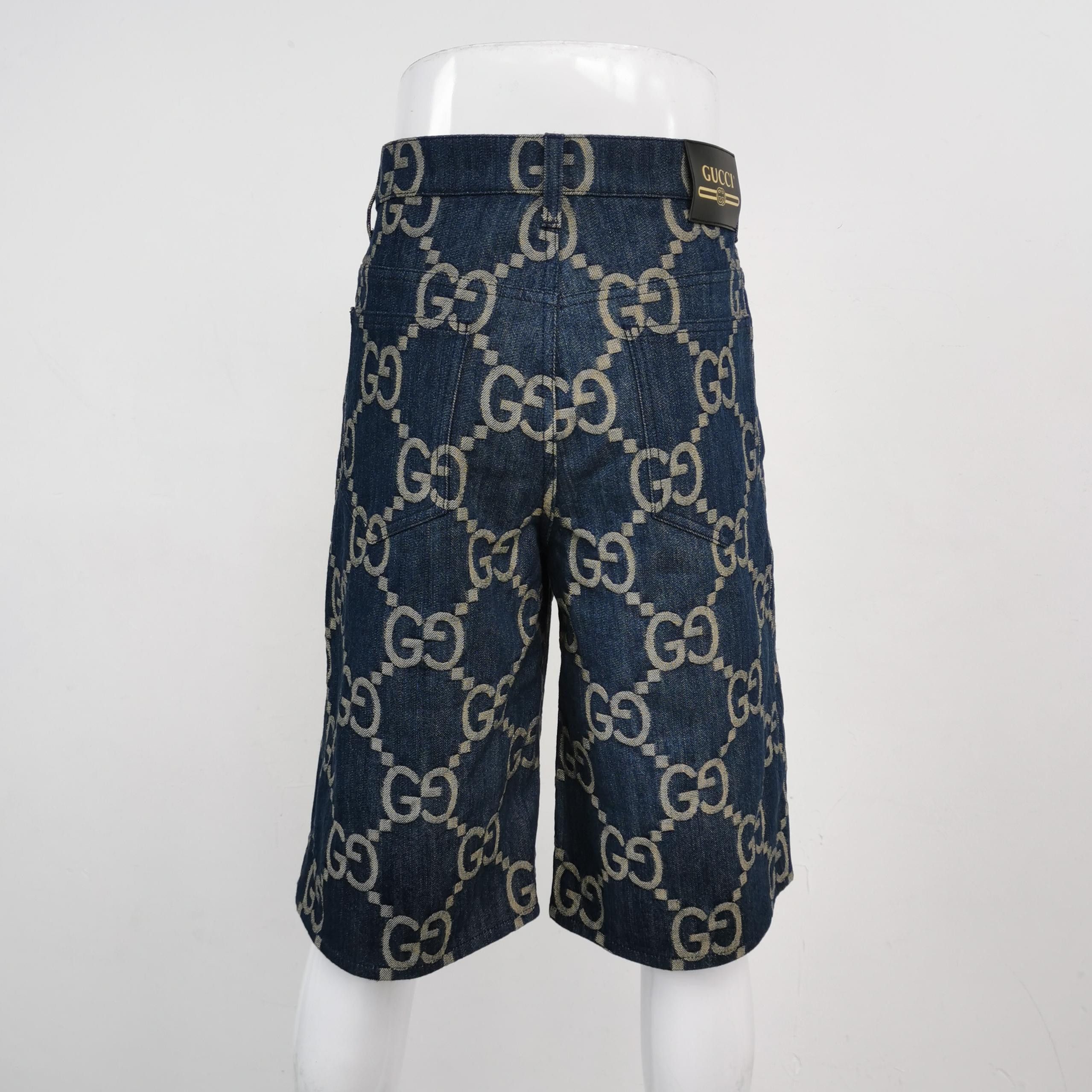 Gucci Gucci Cotton Double G Monogram Trousers Size 33 Size US 33 - 6 Thumbnail