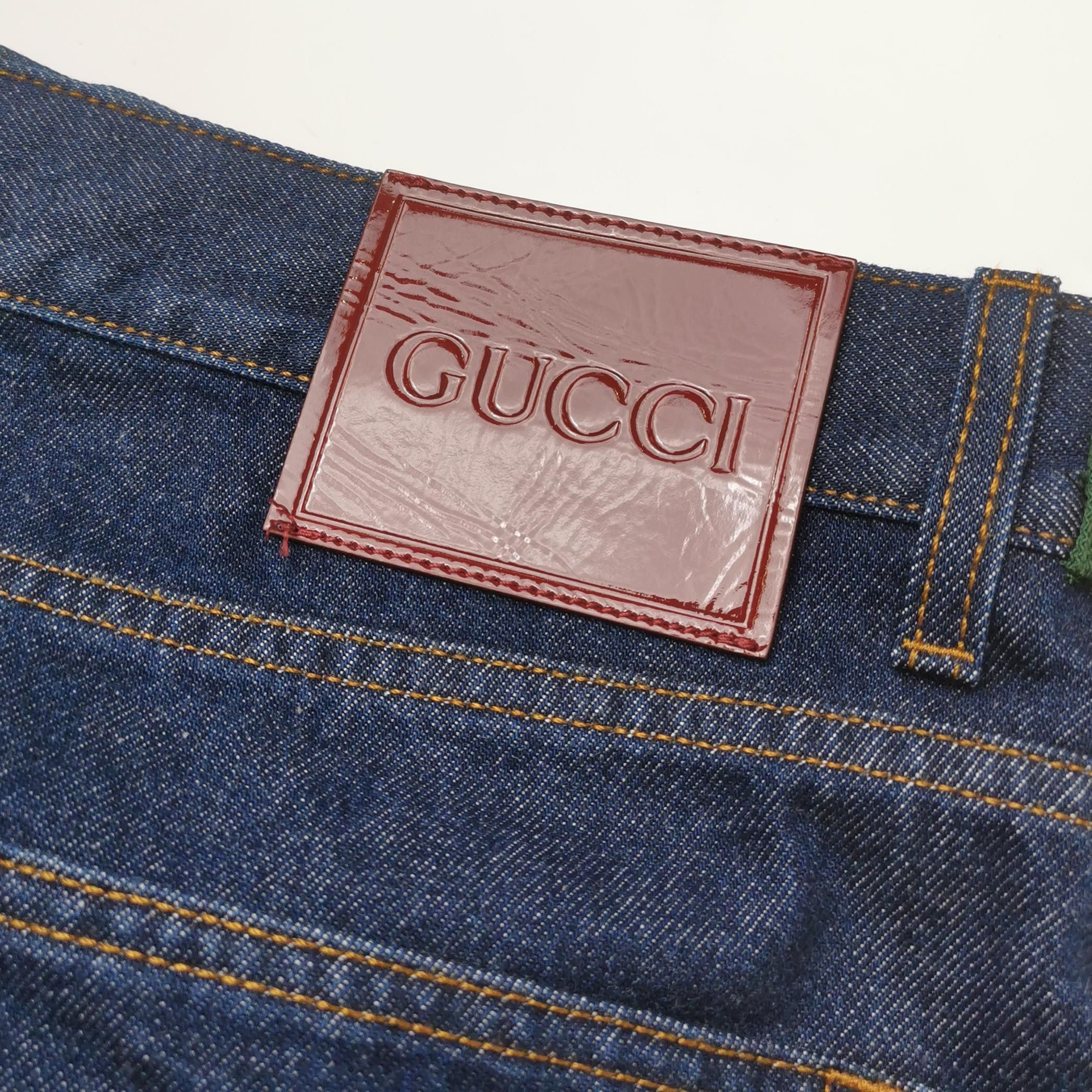 Gucci Dark Blue Slim Denim Jeans S Size US 34 / EU 50 - 5 Thumbnail