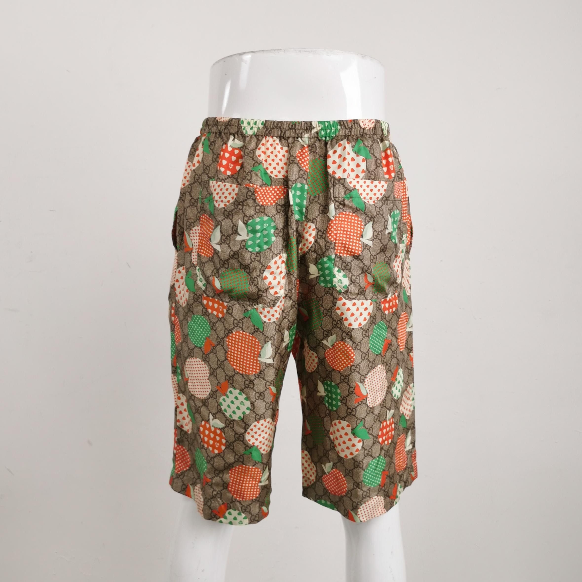 Gucci Gucci Silk Printed Double G Pattern Shorts Size US 28 / EU 44 - 3 Thumbnail