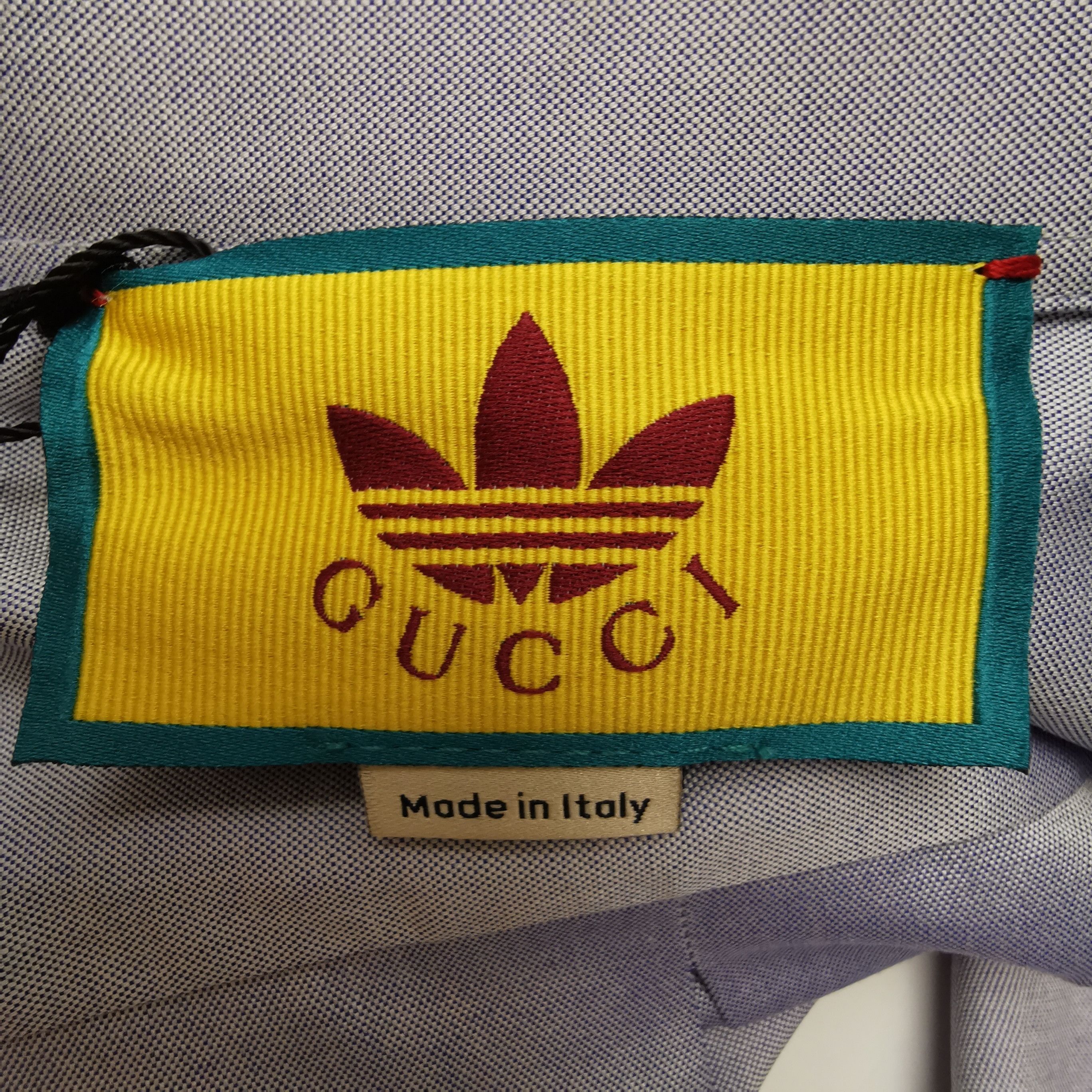 Gucci Gucci x Adidas Cotton Logo Button-Down Shirt Size US S / EU 44-46 / 1 - 14 Thumbnail