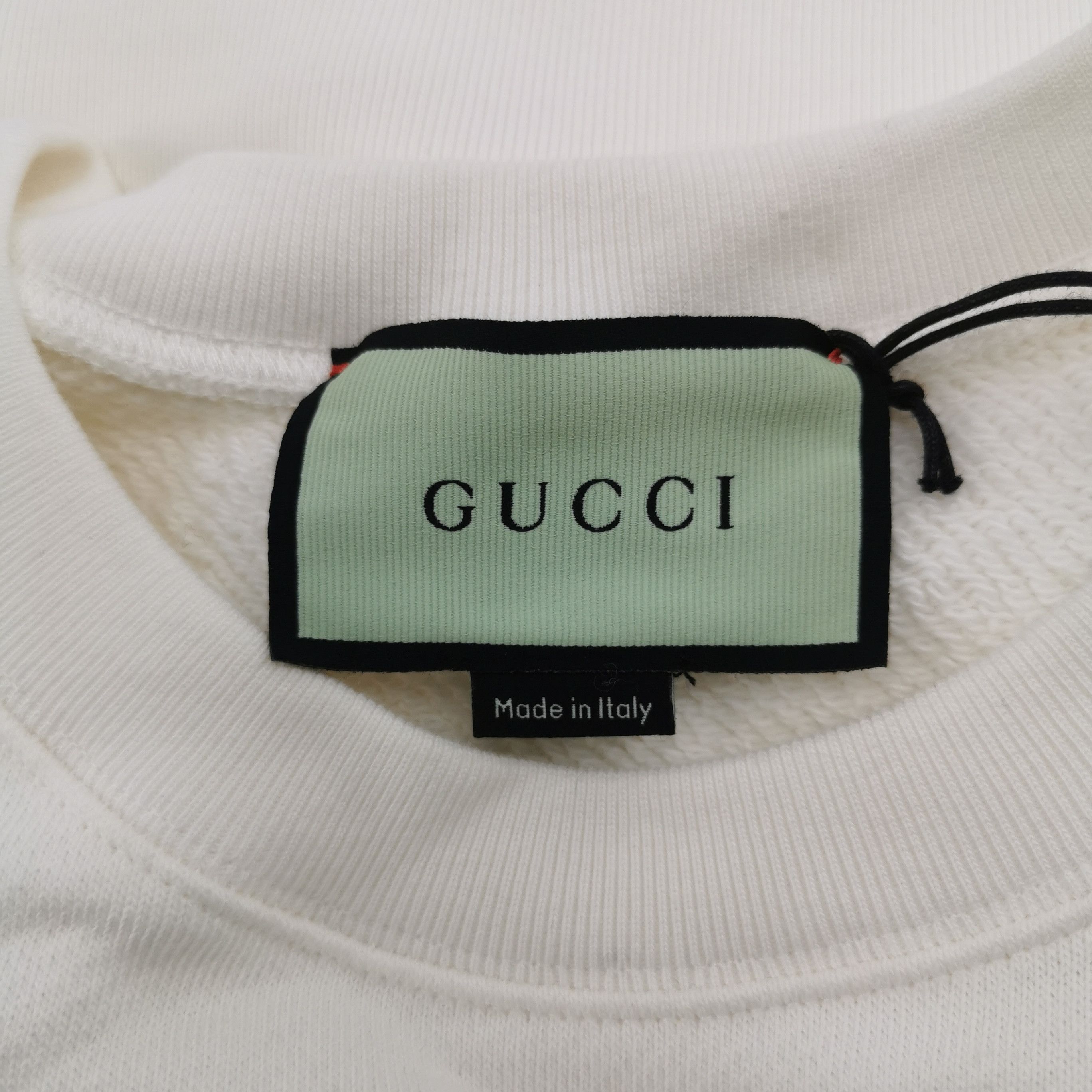 Gucci Gucci Cream Sweatshirt with Red Apple & Logo Size US XXL / EU 58 / 5 - 9 Thumbnail