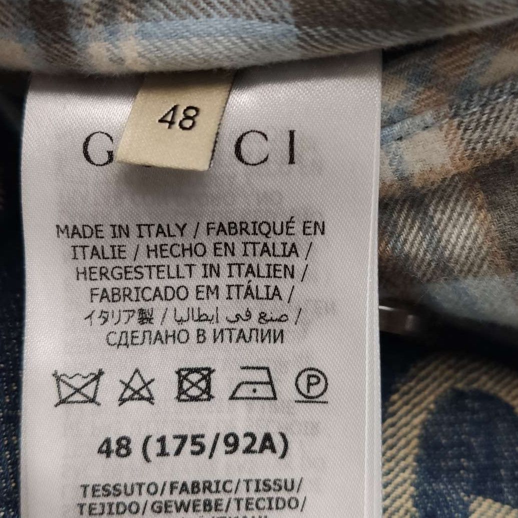 Gucci Gucci GG Monogram Cotton Denim Vest Size US M / EU 48-50 / 2 - 13 Thumbnail