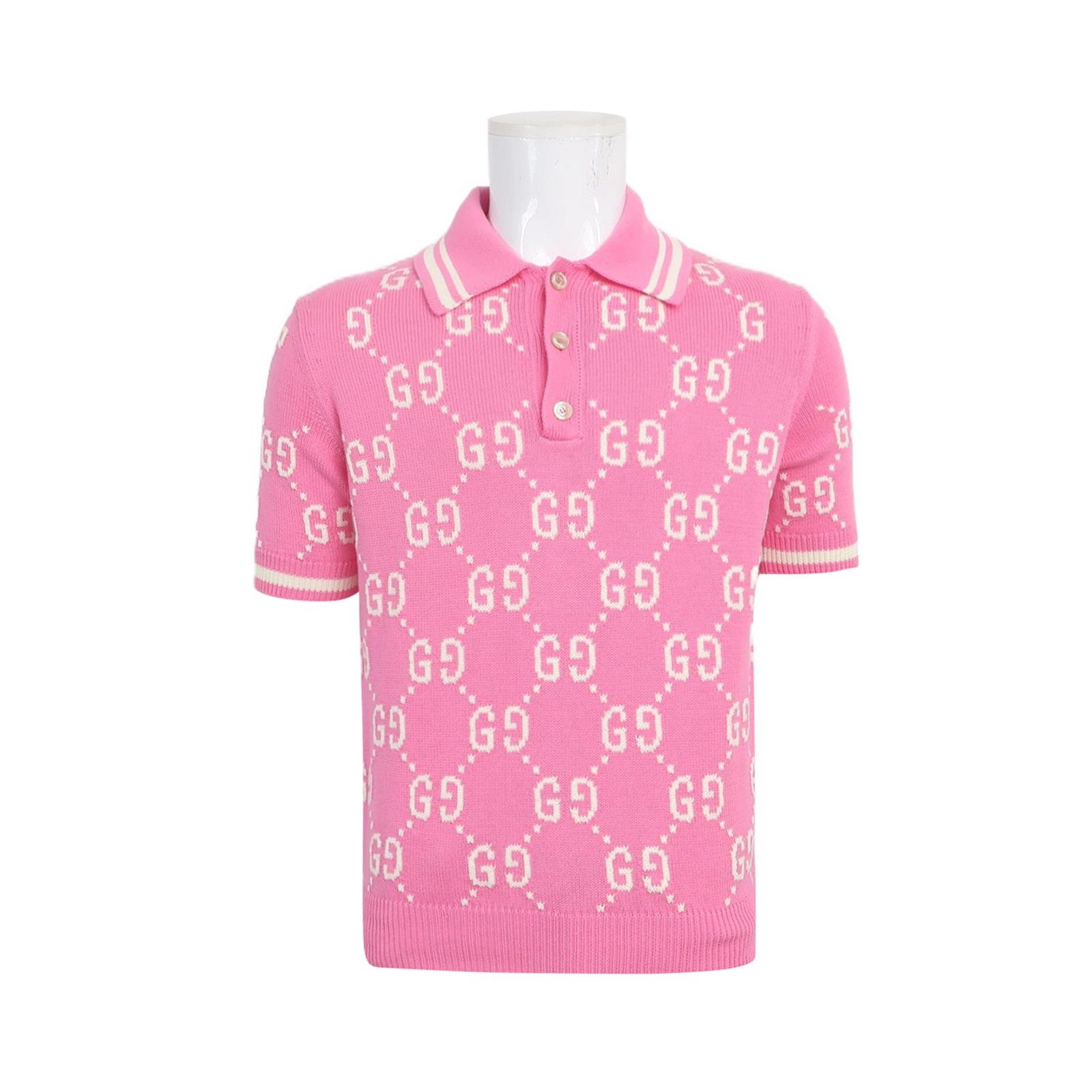 Gucci Gucci XS Cotton GG Monogram Collared Sweater Size US XS / EU 42 / 0 - 2 Thumbnail