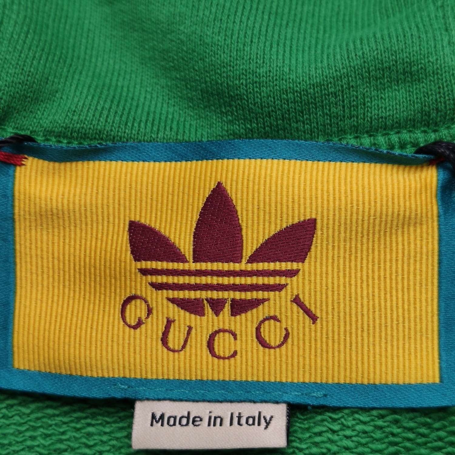 Gucci Gucci x Adidas XS Cotton Color-Block Stripe Logo Hoodie Size US XS / EU 42 / 0 - 14 Thumbnail