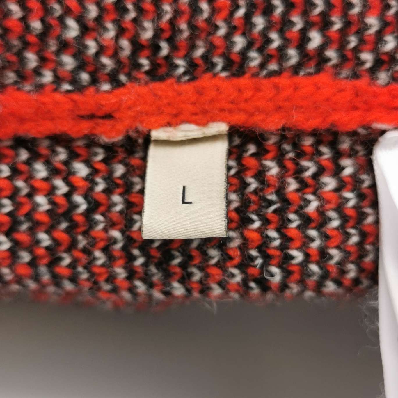 Gucci Gucci Red Wool Double G Skunk Print L Sweater Size US L / EU 52-54 / 3 - 8 Thumbnail