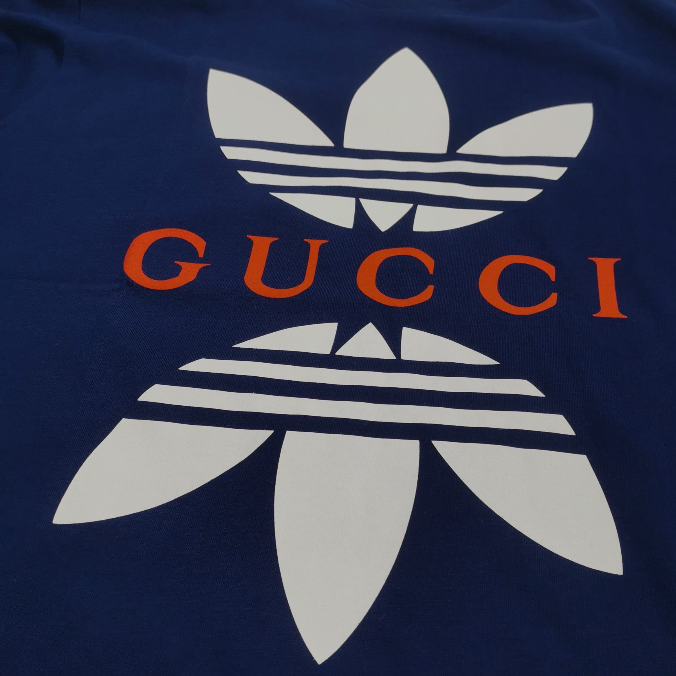 Gucci Gucci XXL Cotton Logo Print Crewneck T-Shirt Size US S / EU 44-46 / 1 - 6 Thumbnail