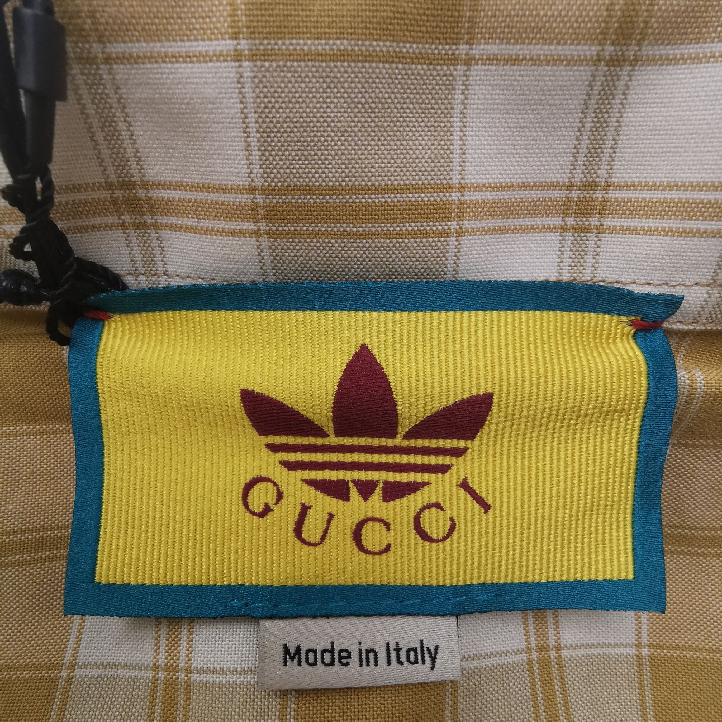 Gucci Gucci x Adidas Cotton Check Logo Shirt S/46 Size US S / EU 44-46 / 1 - 12 Thumbnail