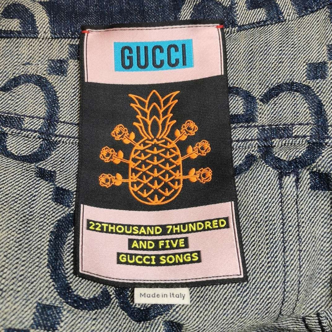 Gucci Gucci Double G Monogram Cotton Shorts XS Size US 31 - 12 Thumbnail