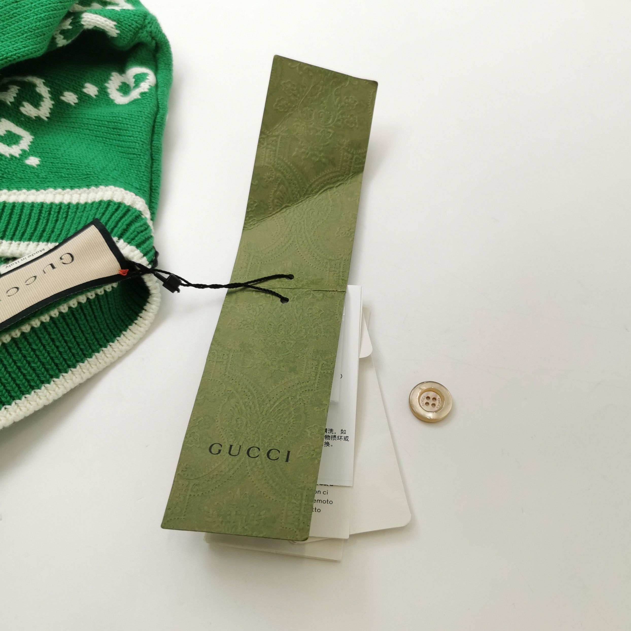 Gucci Gucci Green GG Pattern Button Cardigan Size US XS / EU 42 / 0 - 10 Thumbnail