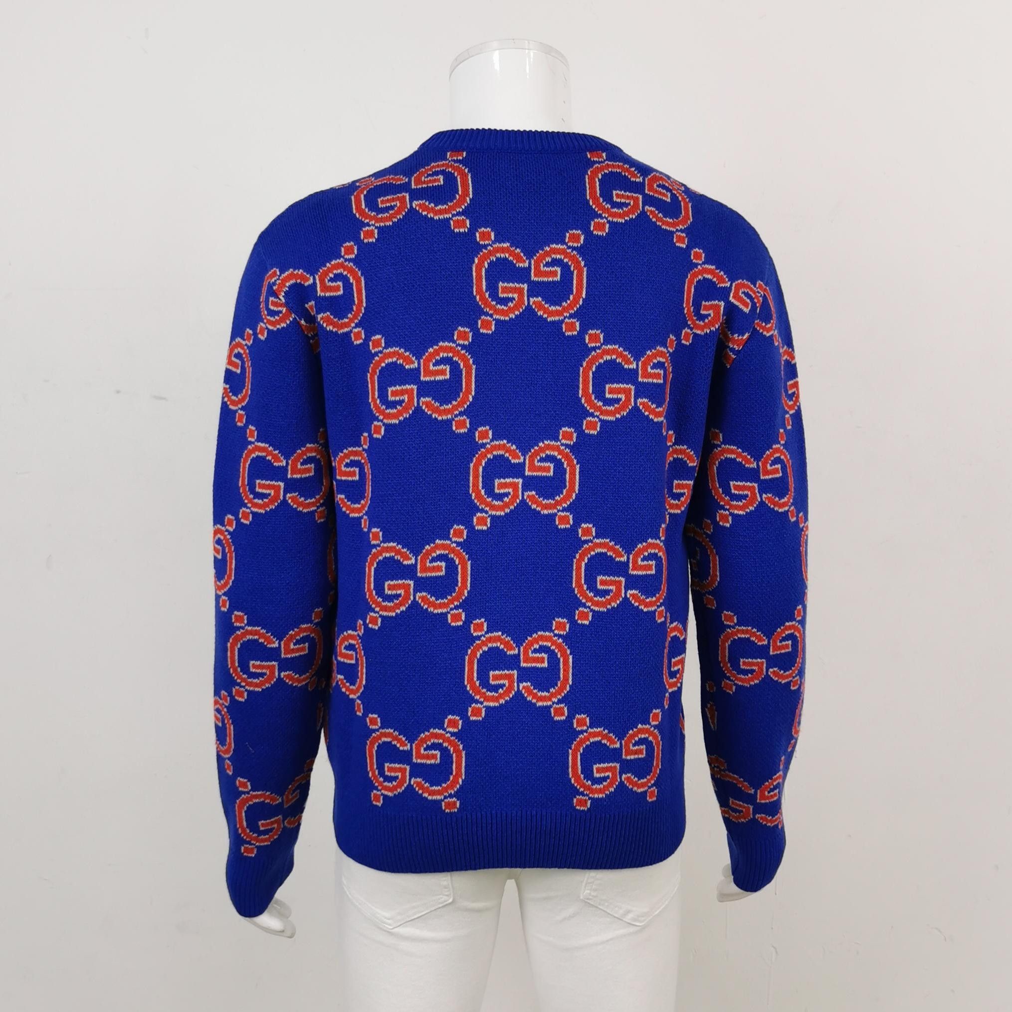 Gucci Gucci Wool GG Logo Round Neck Sweater M Size US M / EU 48-50 / 2 - 4 Thumbnail