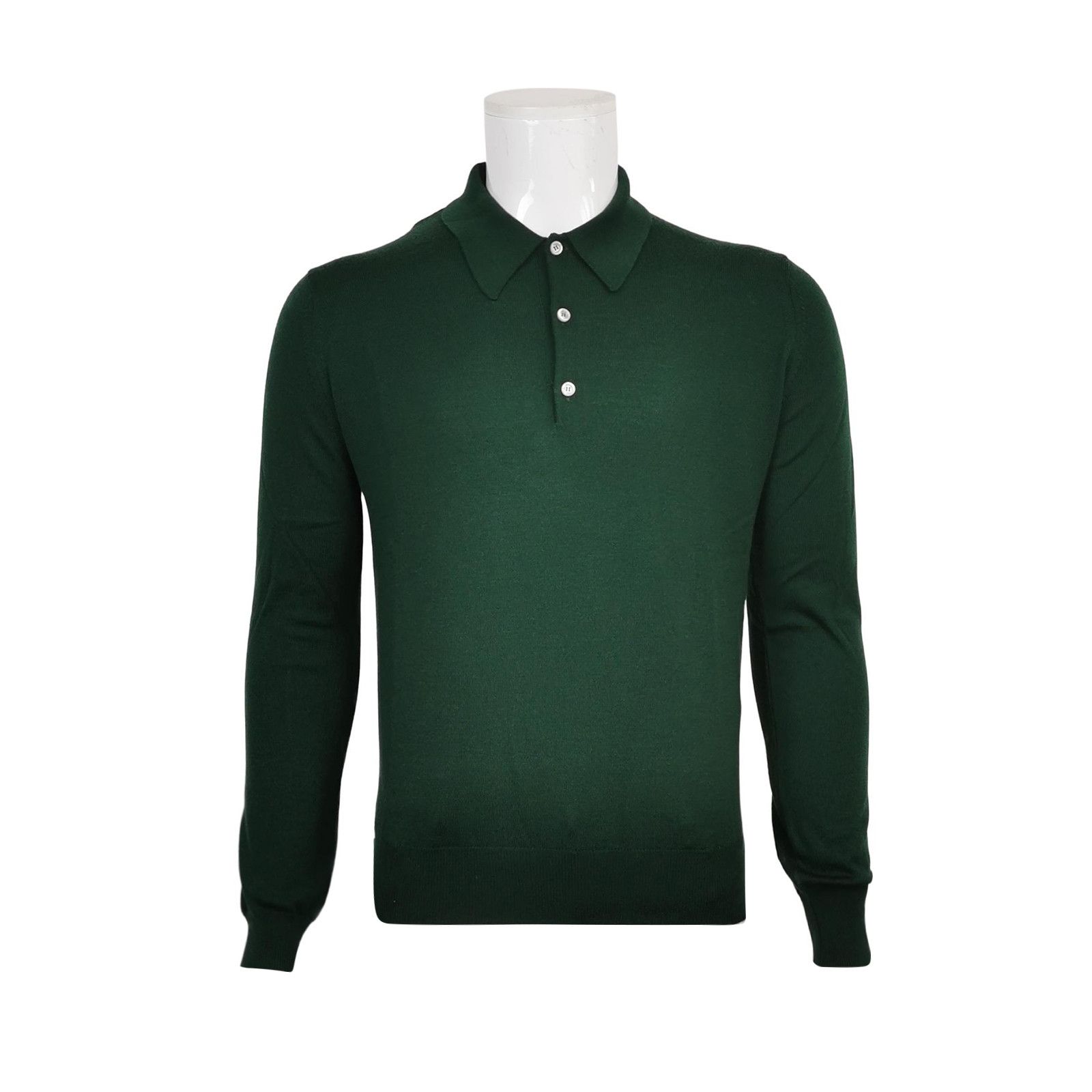 Gucci Gucci XS Collared Wool Logo Sweater Size US XS / EU 42 / 0 - 3 Thumbnail