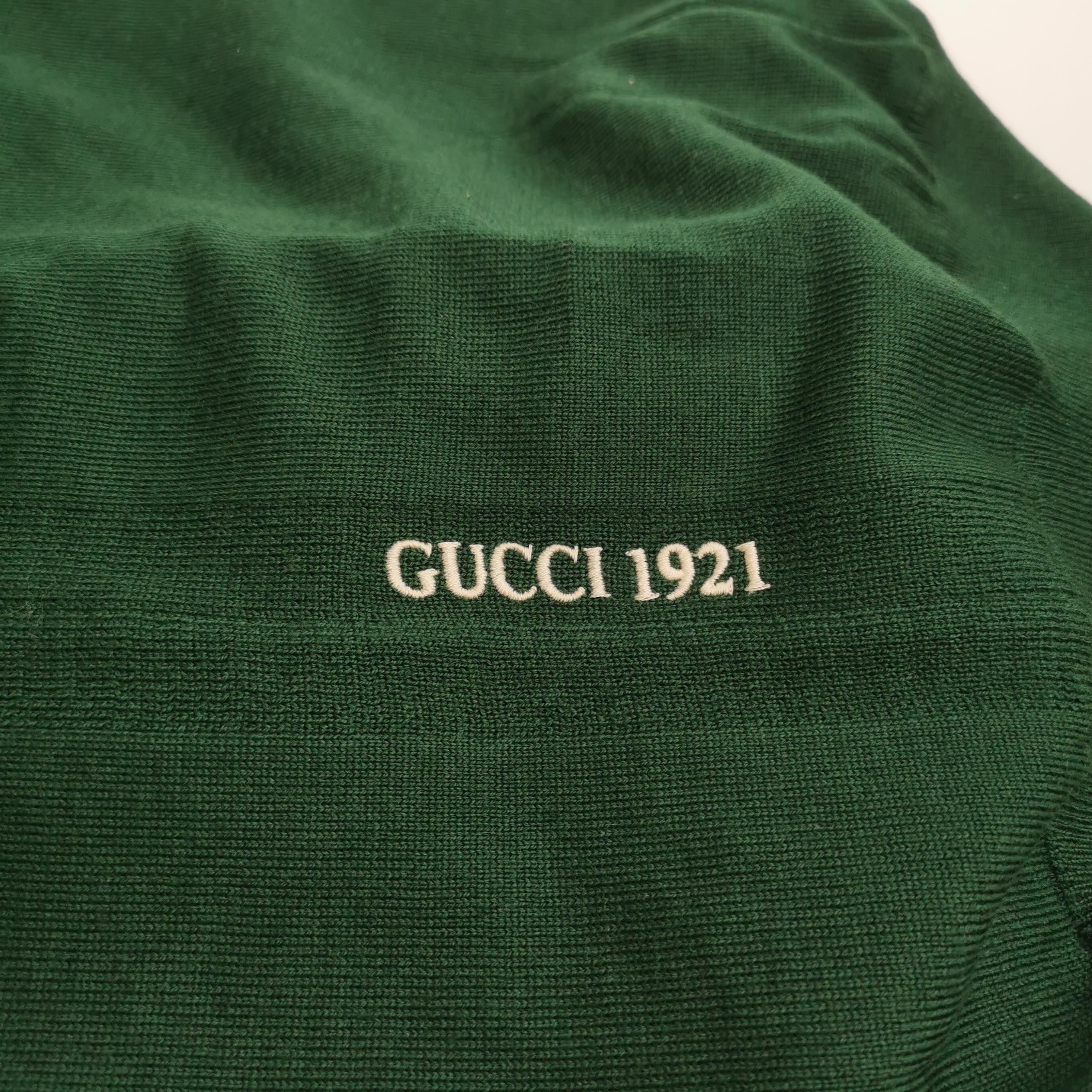 Gucci Gucci XS Collared Wool Logo Sweater Size US XS / EU 42 / 0 - 8 Thumbnail