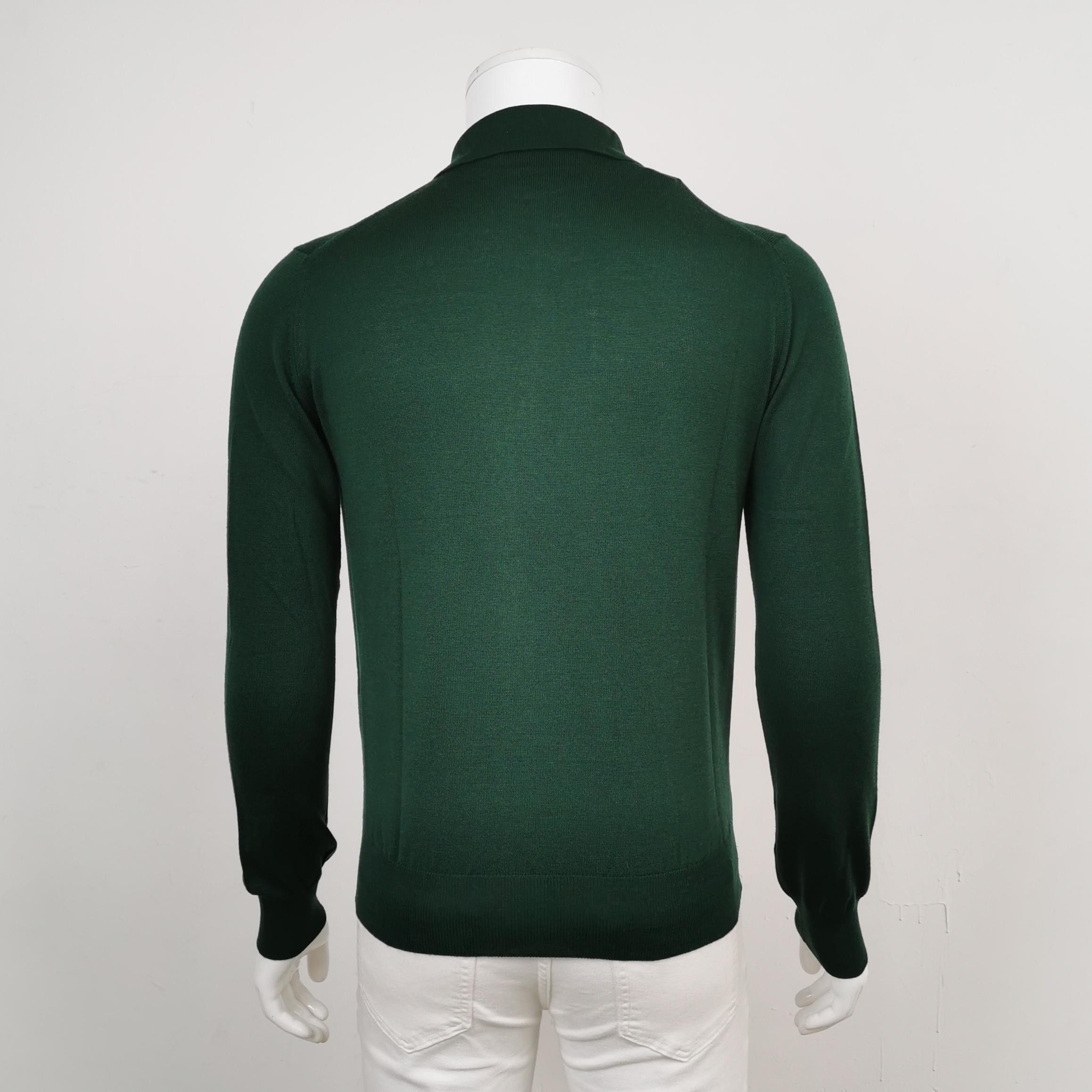 Gucci Gucci XS Collared Wool Logo Sweater Size US XS / EU 42 / 0 - 5 Thumbnail