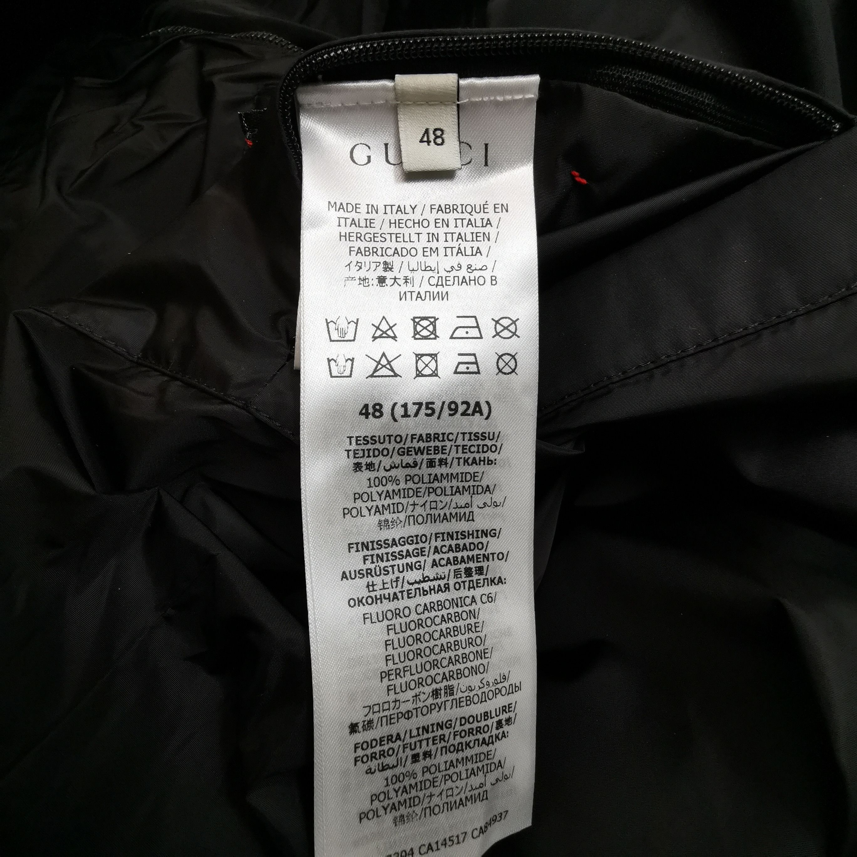 Gucci Gucci Letter Logo Hooded Jacket Size M Size US M / EU 48-50 / 2 - 16 Thumbnail