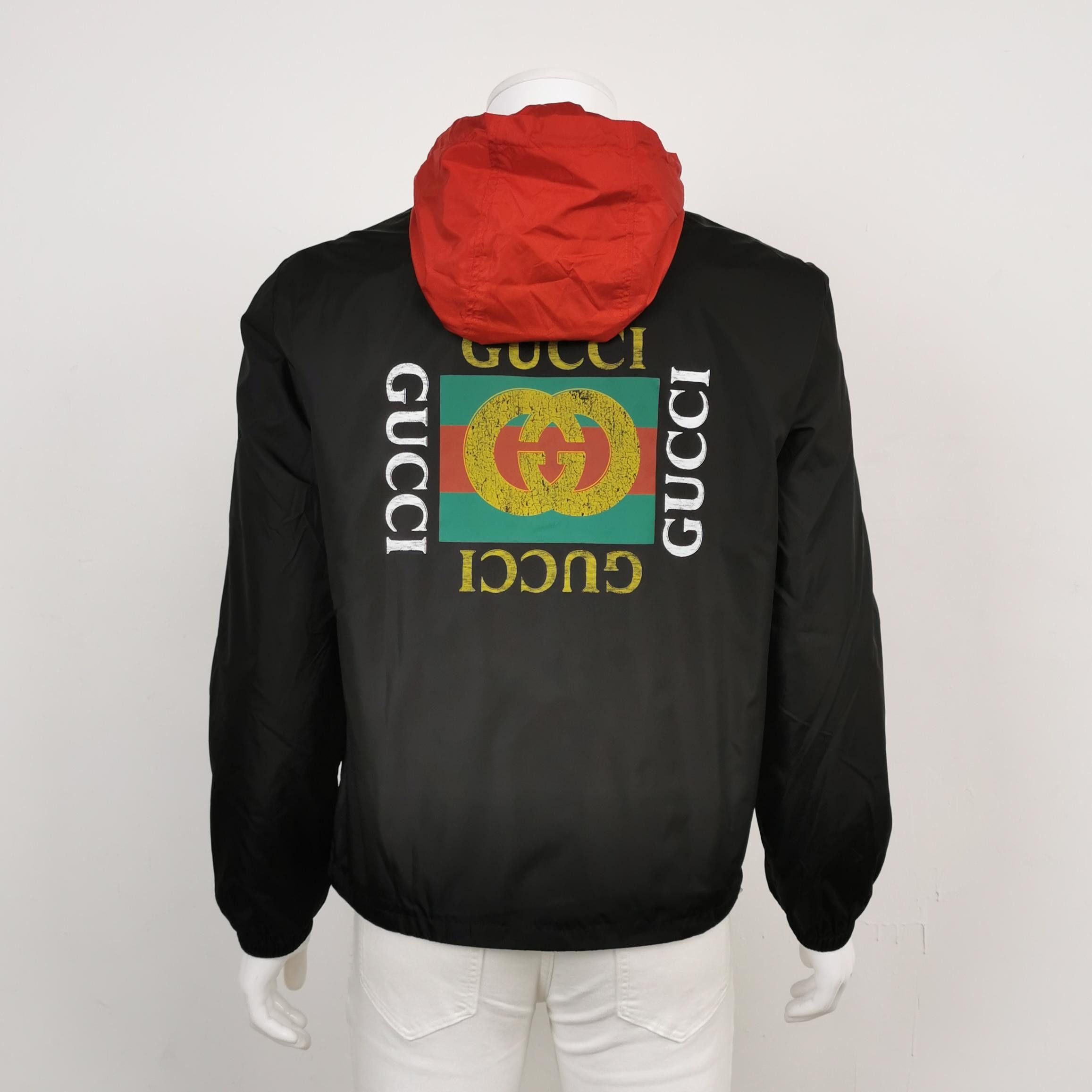 Gucci Gucci Letter Logo Hooded Jacket Size M Size US M / EU 48-50 / 2 - 4 Thumbnail
