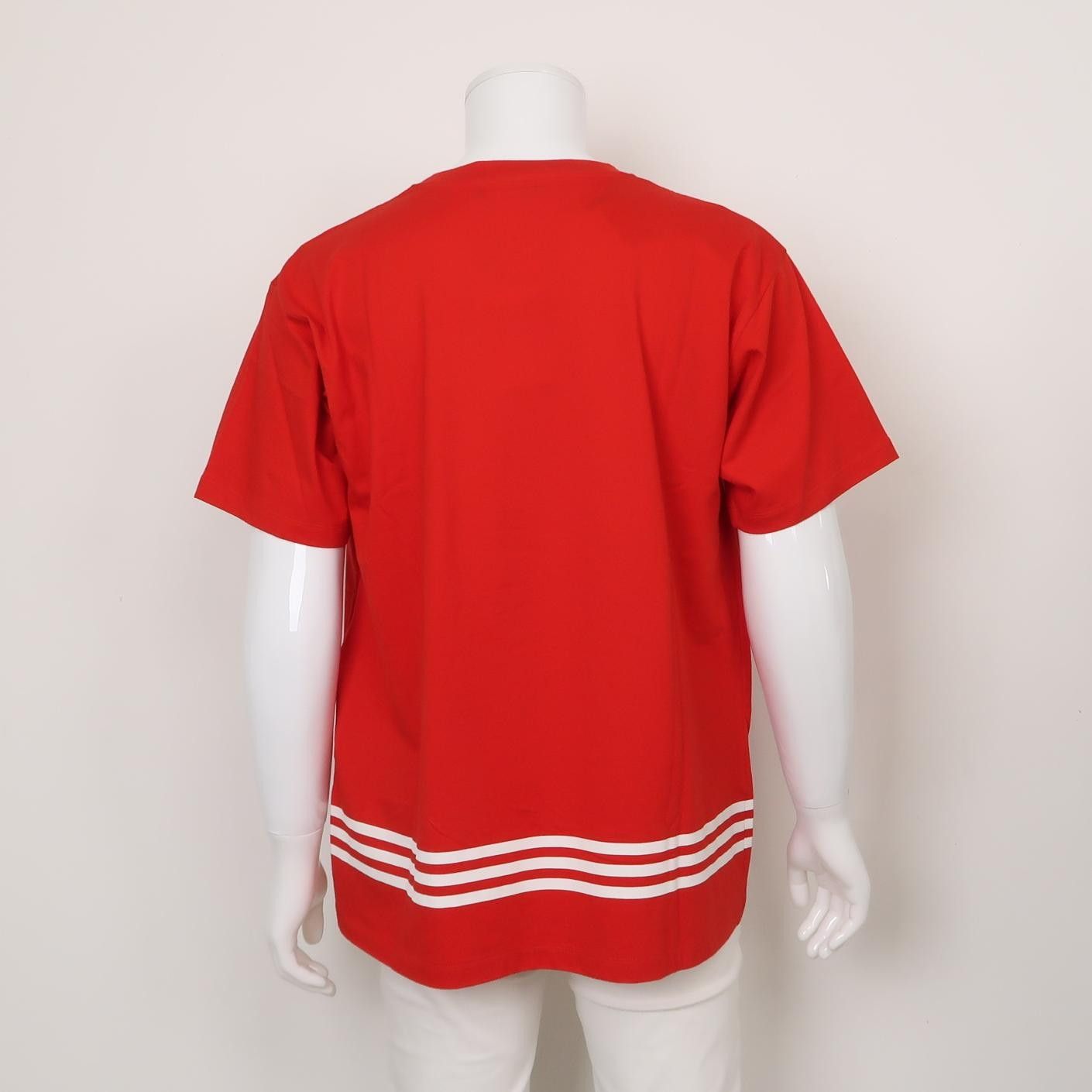 Gucci Gucci x Adidas Cotton Logo Crew Neck T-Shirt M Size US XS / EU 42 / 0 - 3 Thumbnail
