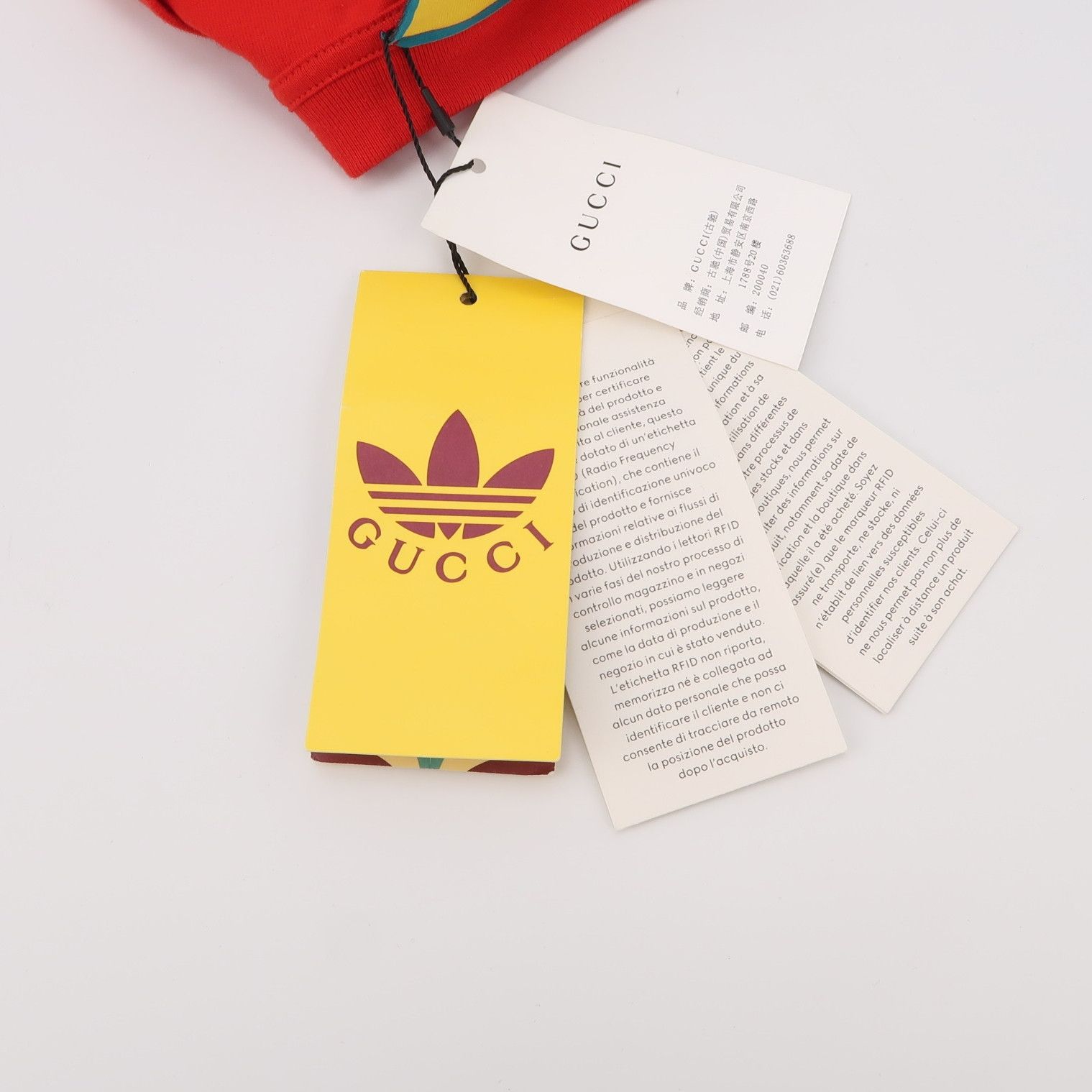 Gucci Gucci x Adidas Cotton Logo Crew Neck T-Shirt M Size US XS / EU 42 / 0 - 7 Thumbnail
