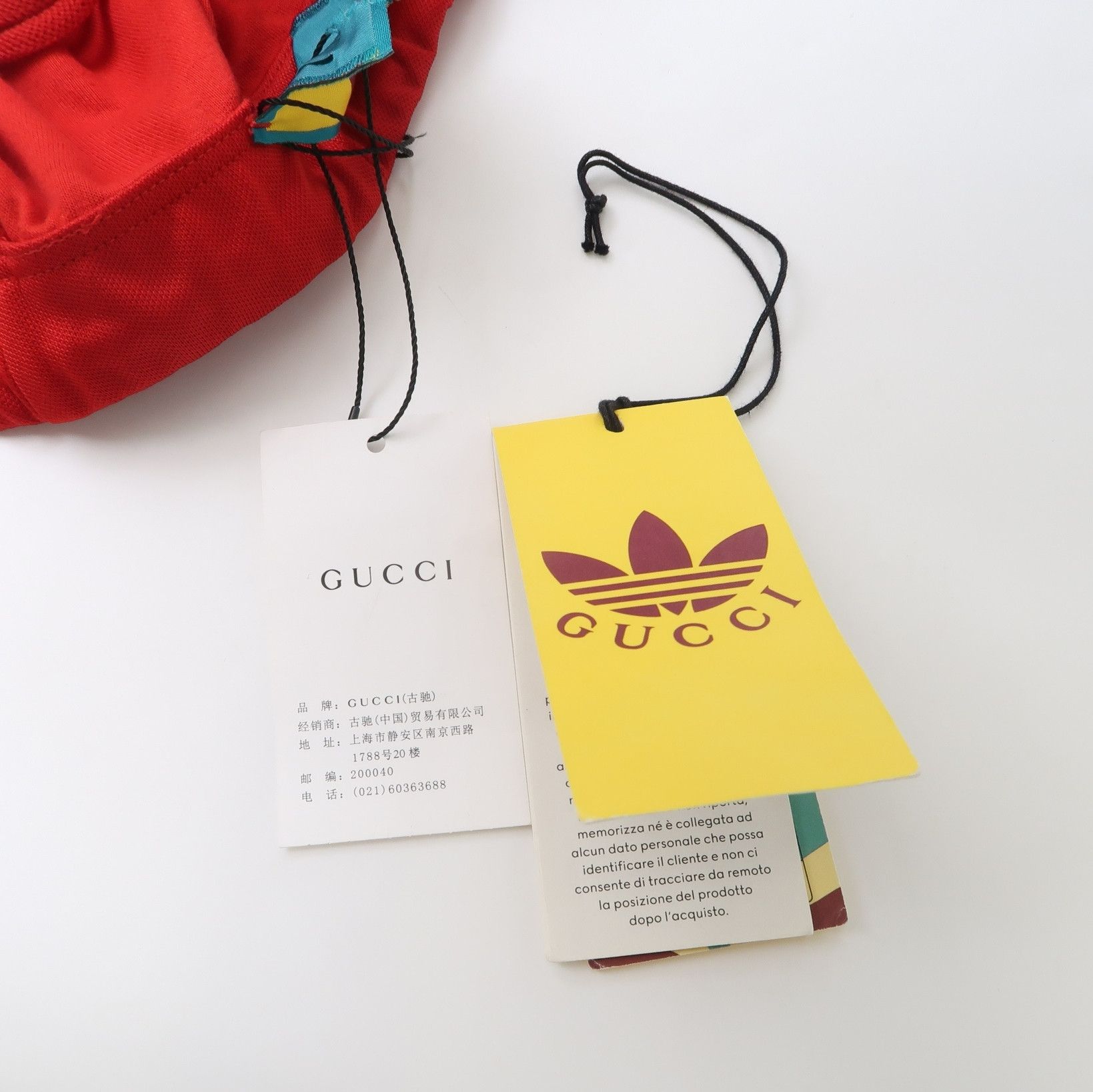 Gucci Adidas Red Striped Logo Men's Cotton Pants Size US 32 / EU 48 - 9 Thumbnail