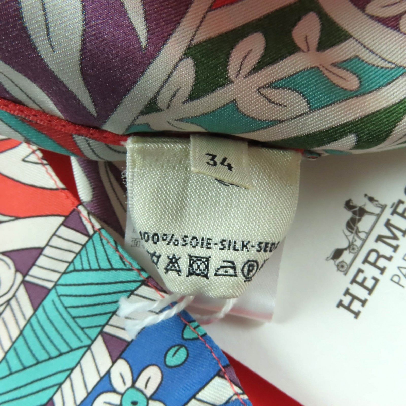 Hermes Hermes Hermès 34 Silk Short Sleeve Shirt Textile Tops DUTY FREE for USA Size ONE SIZE - 7 Thumbnail