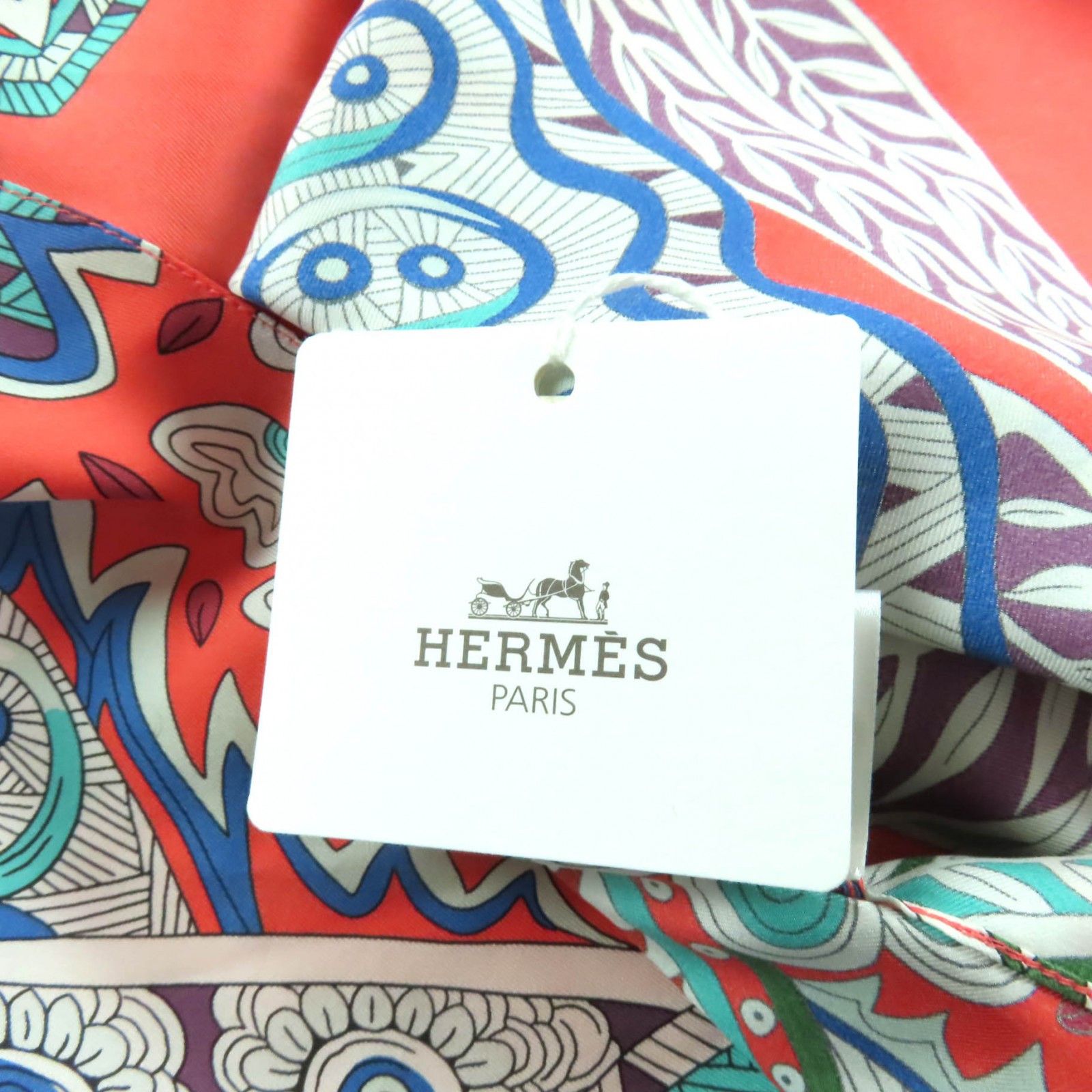 Hermes Hermes Hermès 34 Silk Short Sleeve Shirt Textile Tops DUTY FREE for USA Size ONE SIZE - 9 Thumbnail
