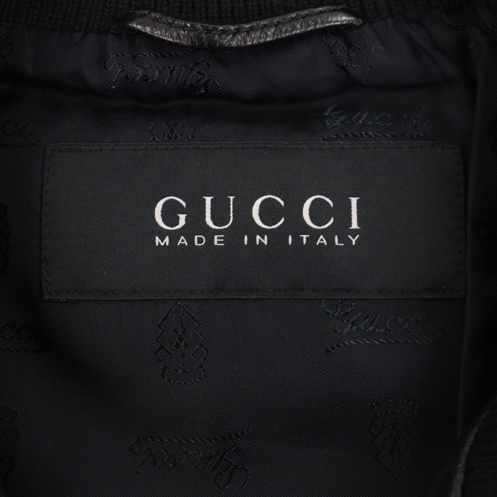 Gucci Gucci GUCCI Shelly Line Web Line Tom Ford Leather Blouson Leather Outerwear DUTY FREE for USA Size ONE SIZE - 5 Thumbnail