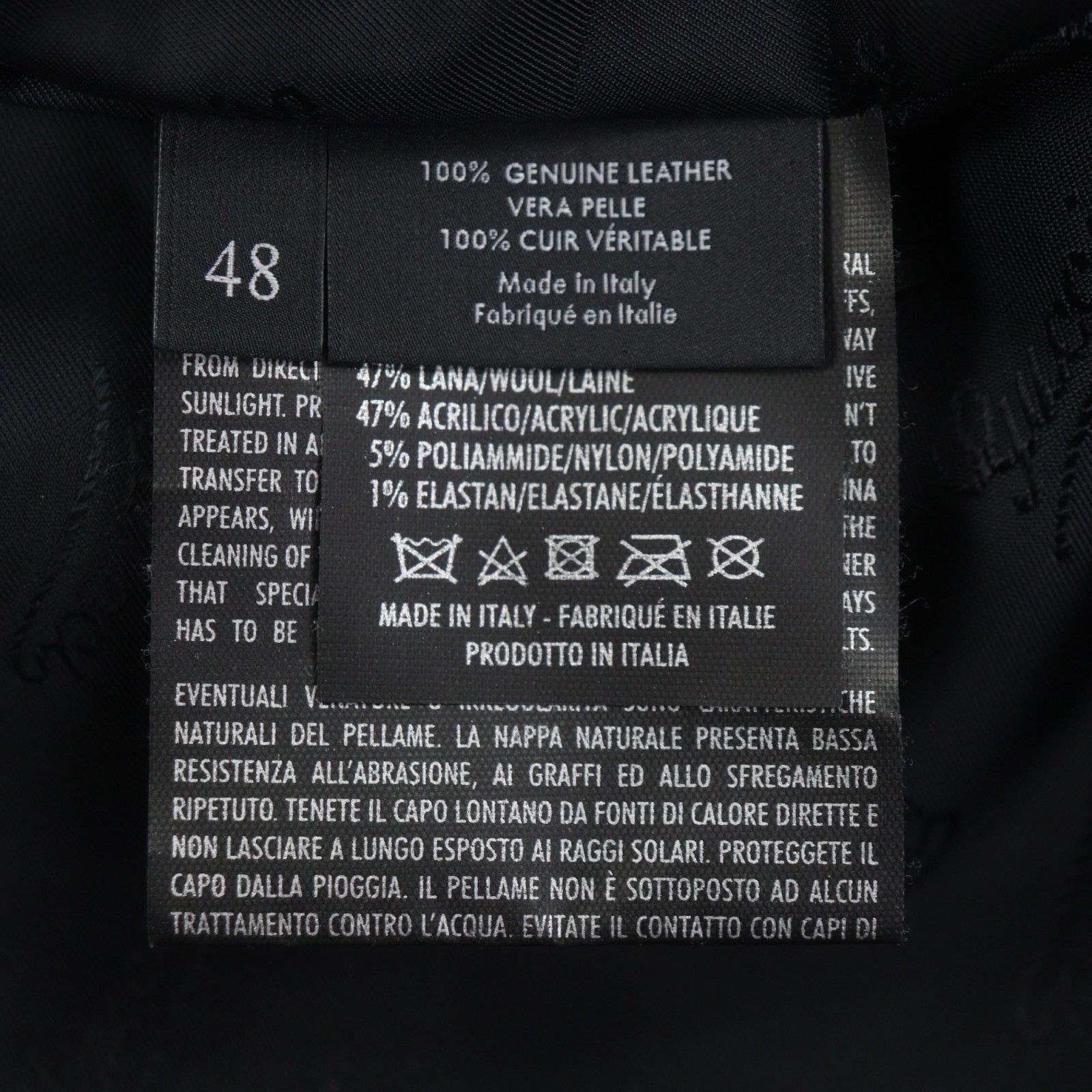 Gucci Gucci GUCCI Shelly Line Web Line Tom Ford Leather Blouson Leather Outerwear DUTY FREE for USA Size ONE SIZE - 9 Thumbnail