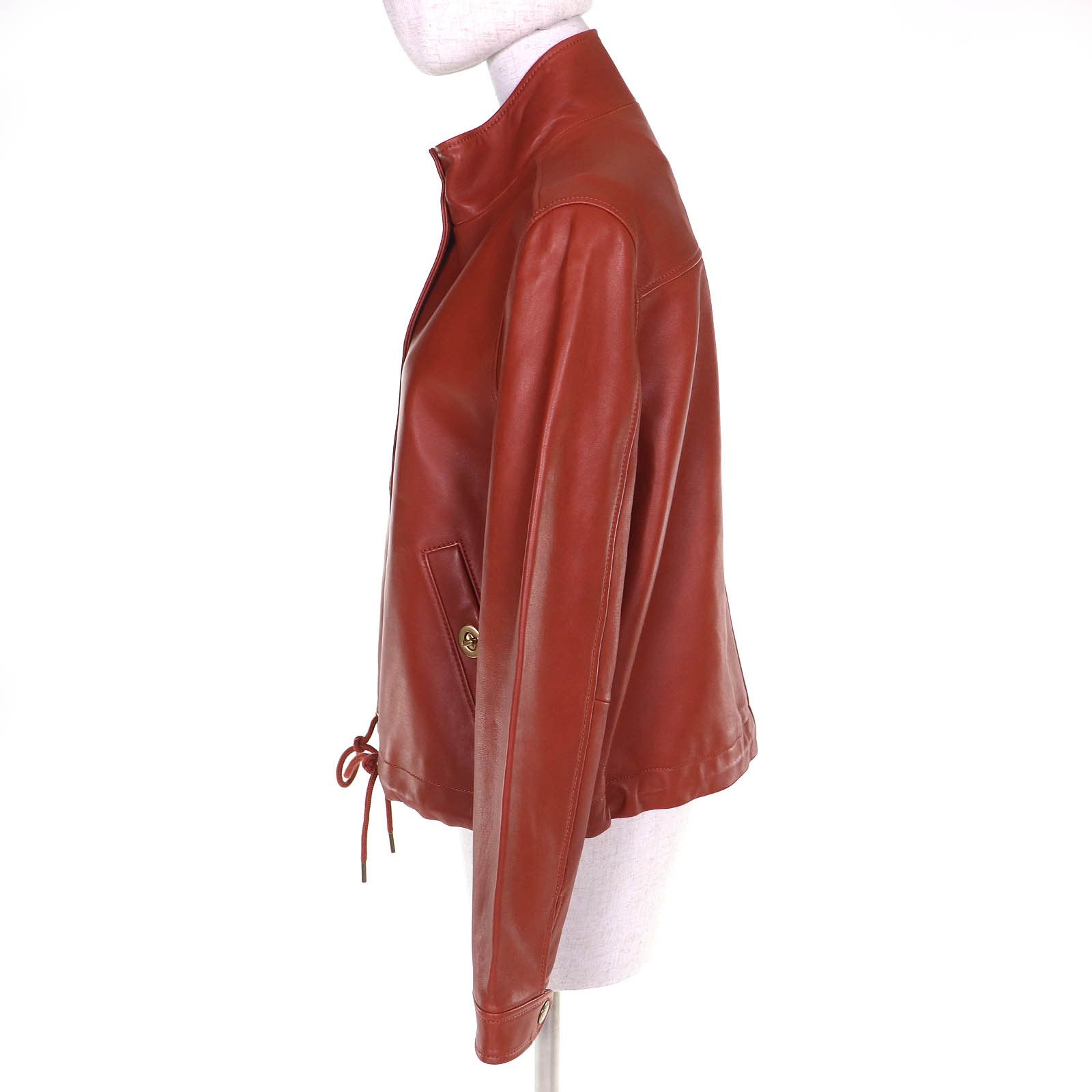 Coach Coach COACH Signature Lamb Leather Jacket Leather Outerwear CA704 DUTY FREE for USA Size ONE SIZE - 2 Thumbnail