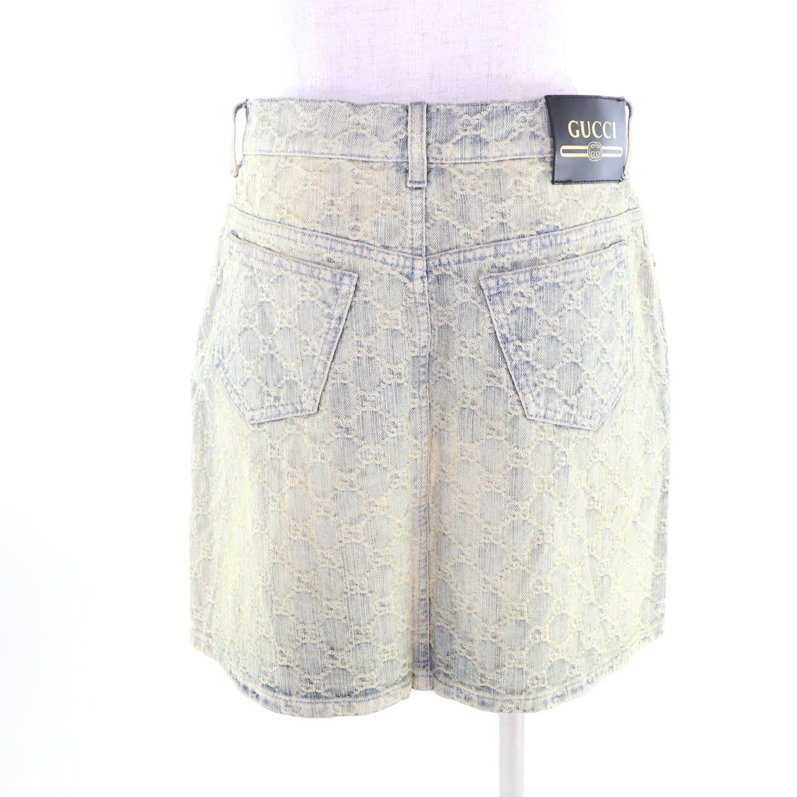 Gucci Gucci GUCCI Cotton Skirt Textile Skirts 678789 DUTY FREE for USA Size ONE SIZE - 4 Thumbnail
