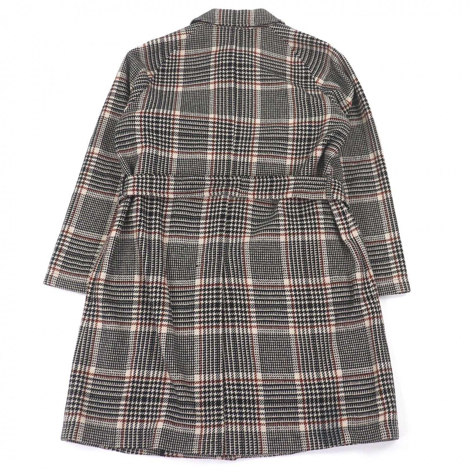 Other Other TAGLIATORE Glen Check Pattern Wool Coat Textile Outerwear DUTY FREE for USA Size ONE SIZE - 4 Thumbnail