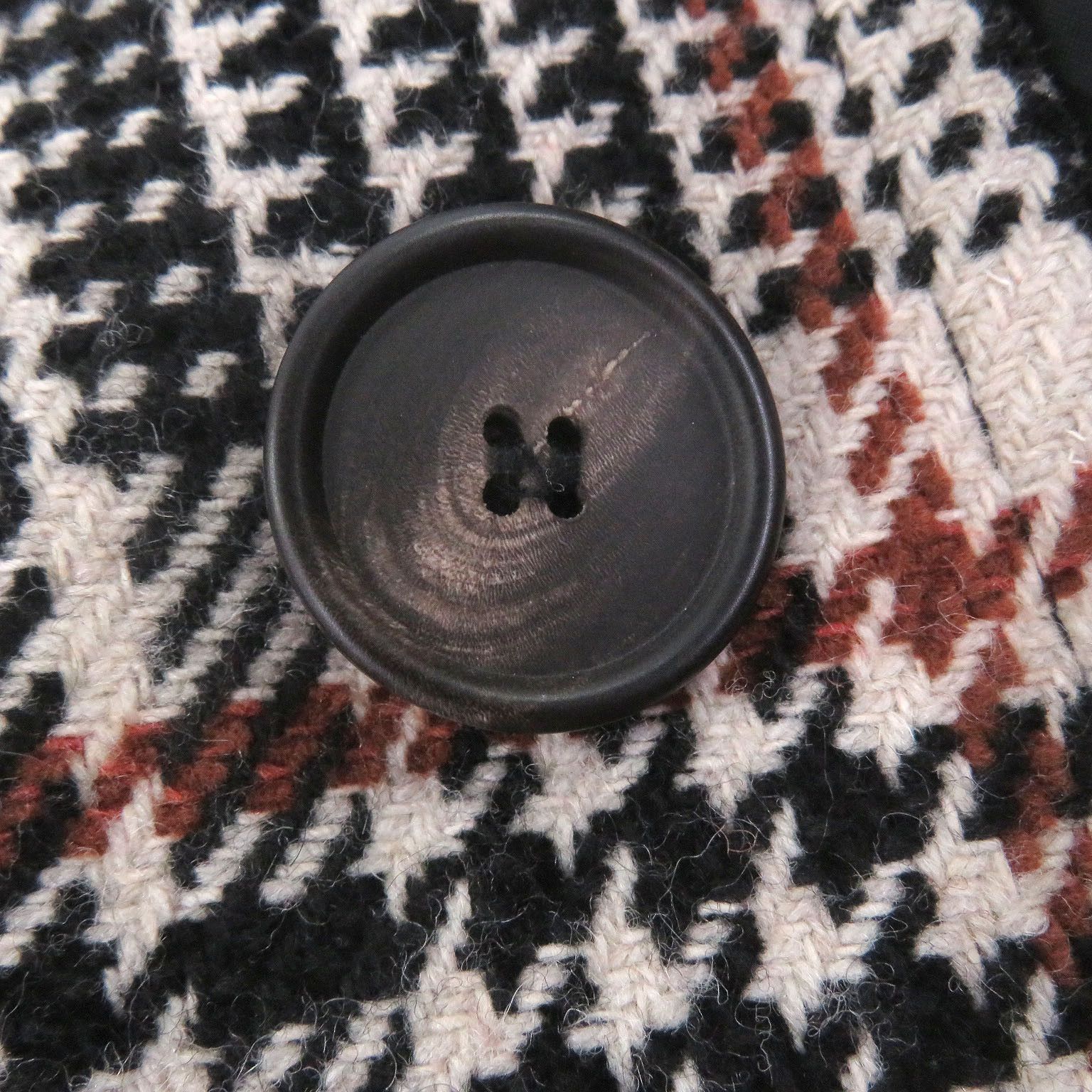 Other Other TAGLIATORE Glen Check Pattern Wool Coat Textile Outerwear DUTY FREE for USA Size ONE SIZE - 5 Thumbnail