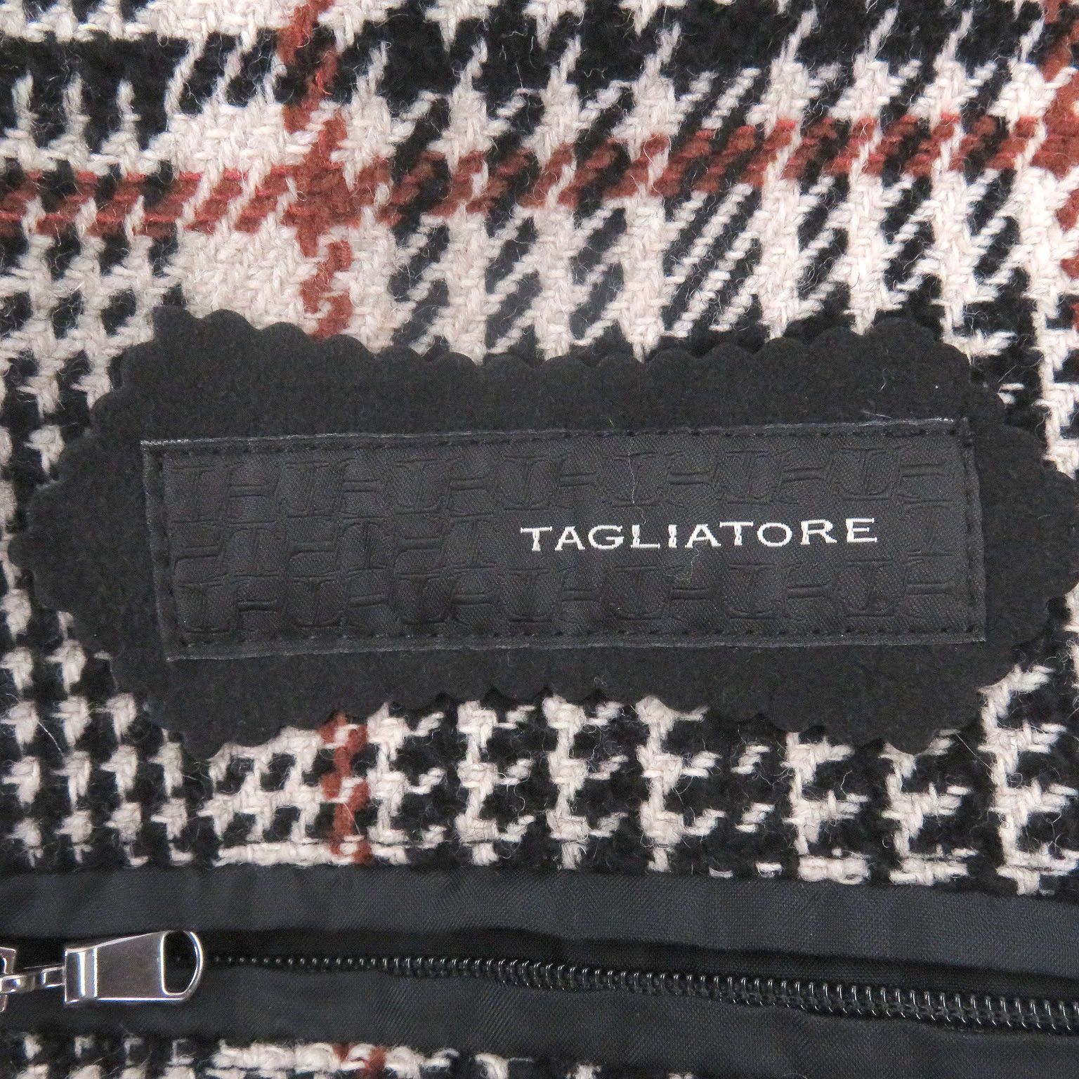 Other Other TAGLIATORE Glen Check Pattern Wool Coat Textile Outerwear DUTY FREE for USA Size ONE SIZE - 6 Thumbnail