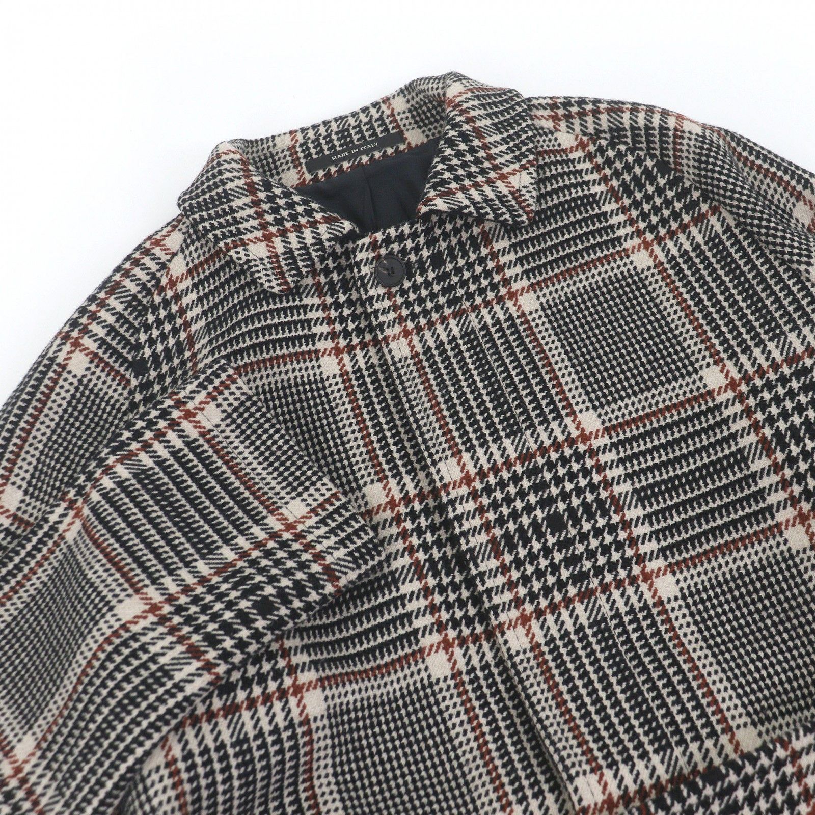 Other Other TAGLIATORE Glen Check Pattern Wool Coat Textile Outerwear DUTY FREE for USA Size ONE SIZE - 2 Thumbnail