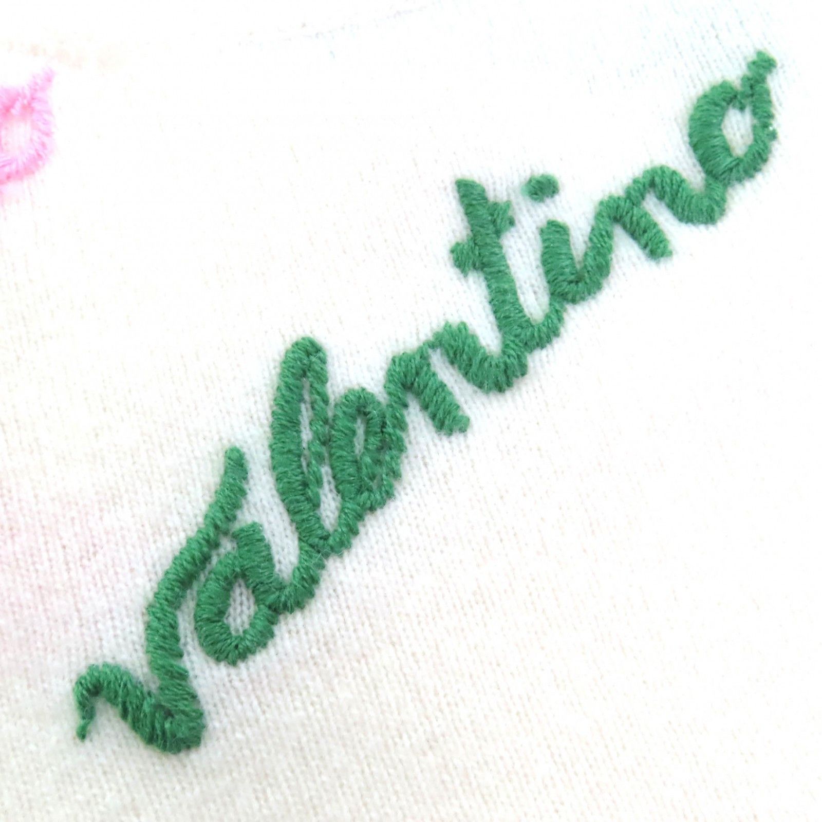 Valentino Valentino Valentino Logo embroidered Wool Cashmere Knit Sweater Textile Tops RB3KC00STXM DUTY FREE for USA Size ONE SIZE - 5 Thumbnail