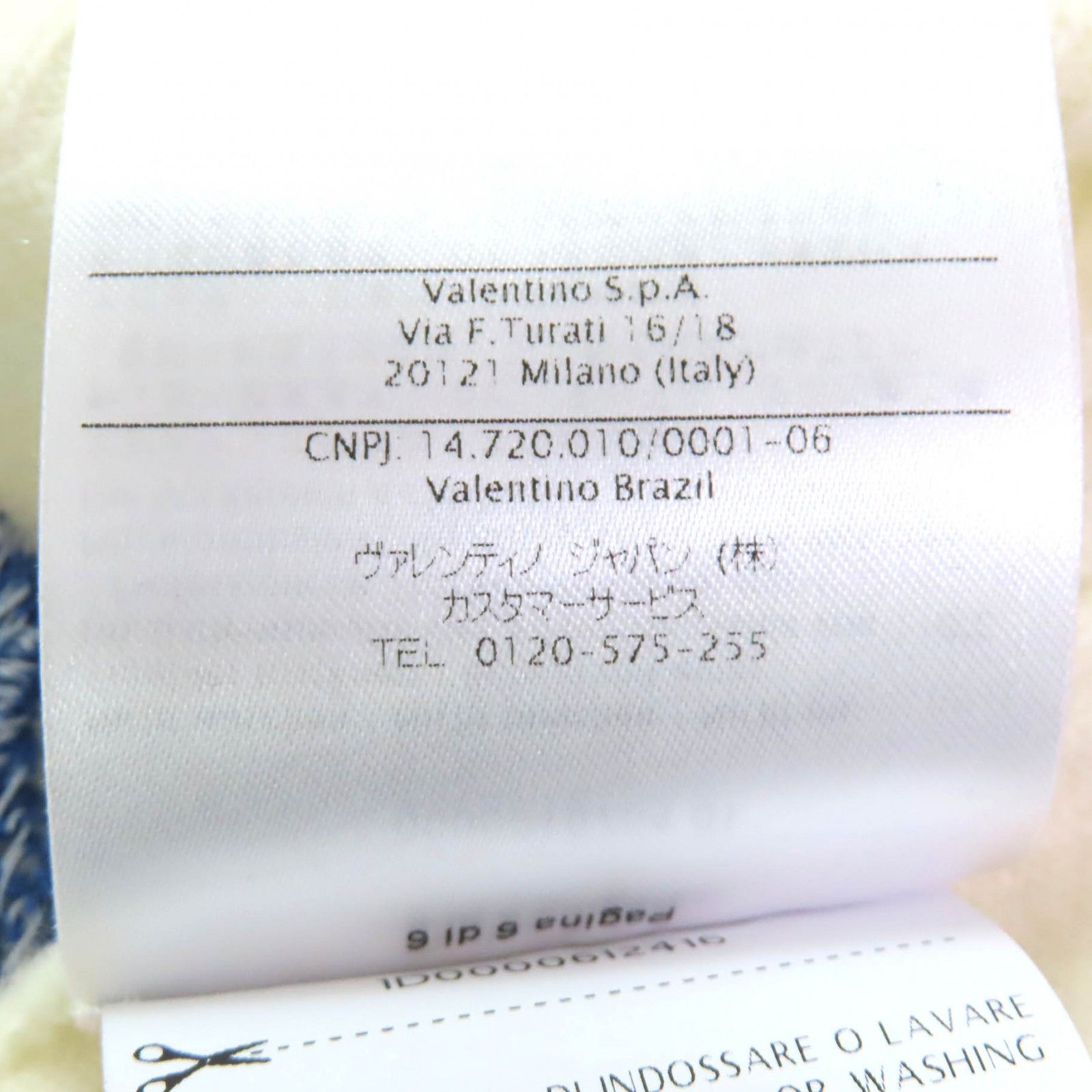 Valentino Valentino Valentino Logo embroidered Wool Cashmere Knit Sweater Textile Tops RB3KC00STXM DUTY FREE for USA Size ONE SIZE - 10 Thumbnail