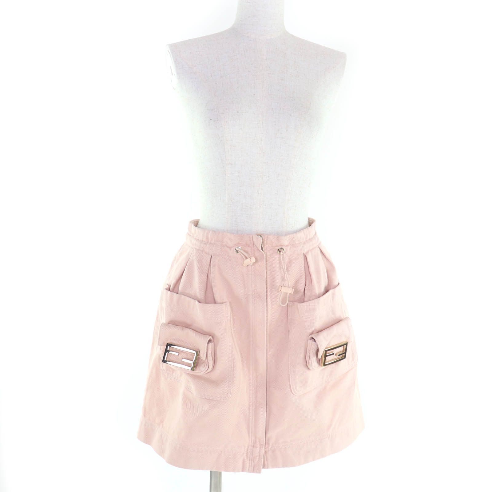 Fendi Fendi Fendi Cotton Skirt Textile Skirts FQ7439 DUTY FREE for USA Size ONE SIZE - 2 Thumbnail