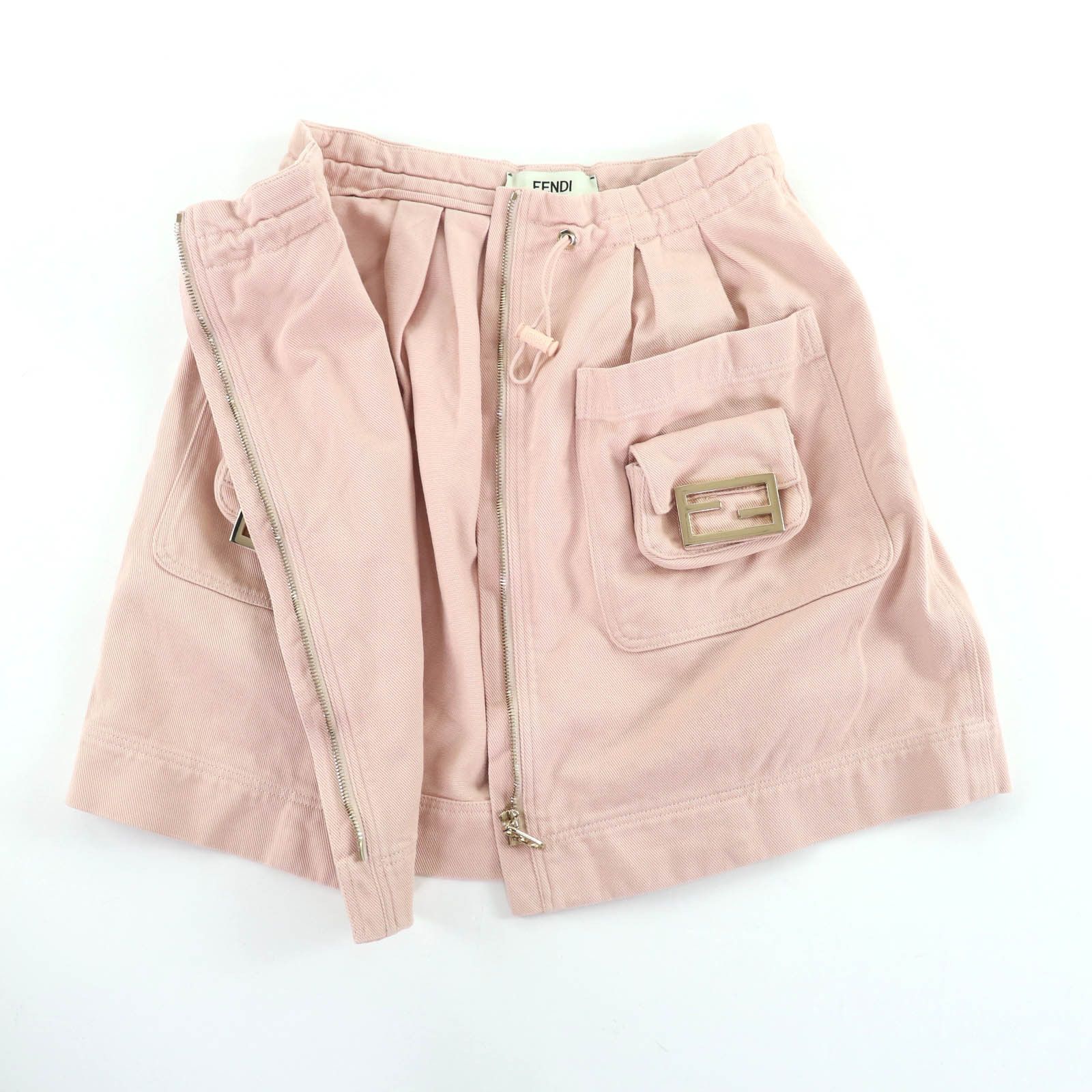 Fendi Fendi Fendi Cotton Skirt Textile Skirts FQ7439 DUTY FREE for USA Size ONE SIZE - 5 Thumbnail