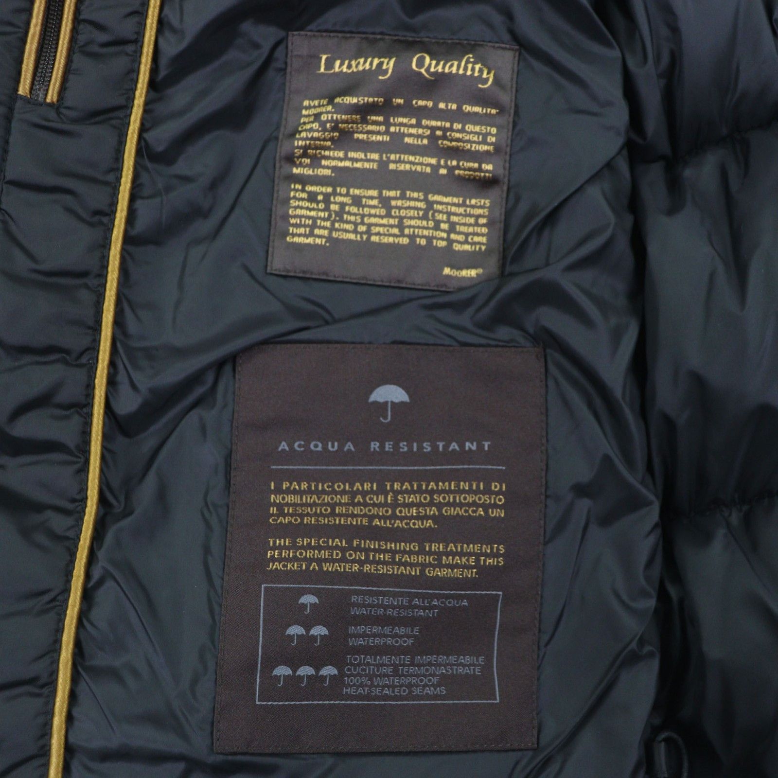 MooRER Moorer MOORER BRETT Nylon Down Jacket Textile Outerwear DUTY FREE for USA Size ONE SIZE - 11 Thumbnail