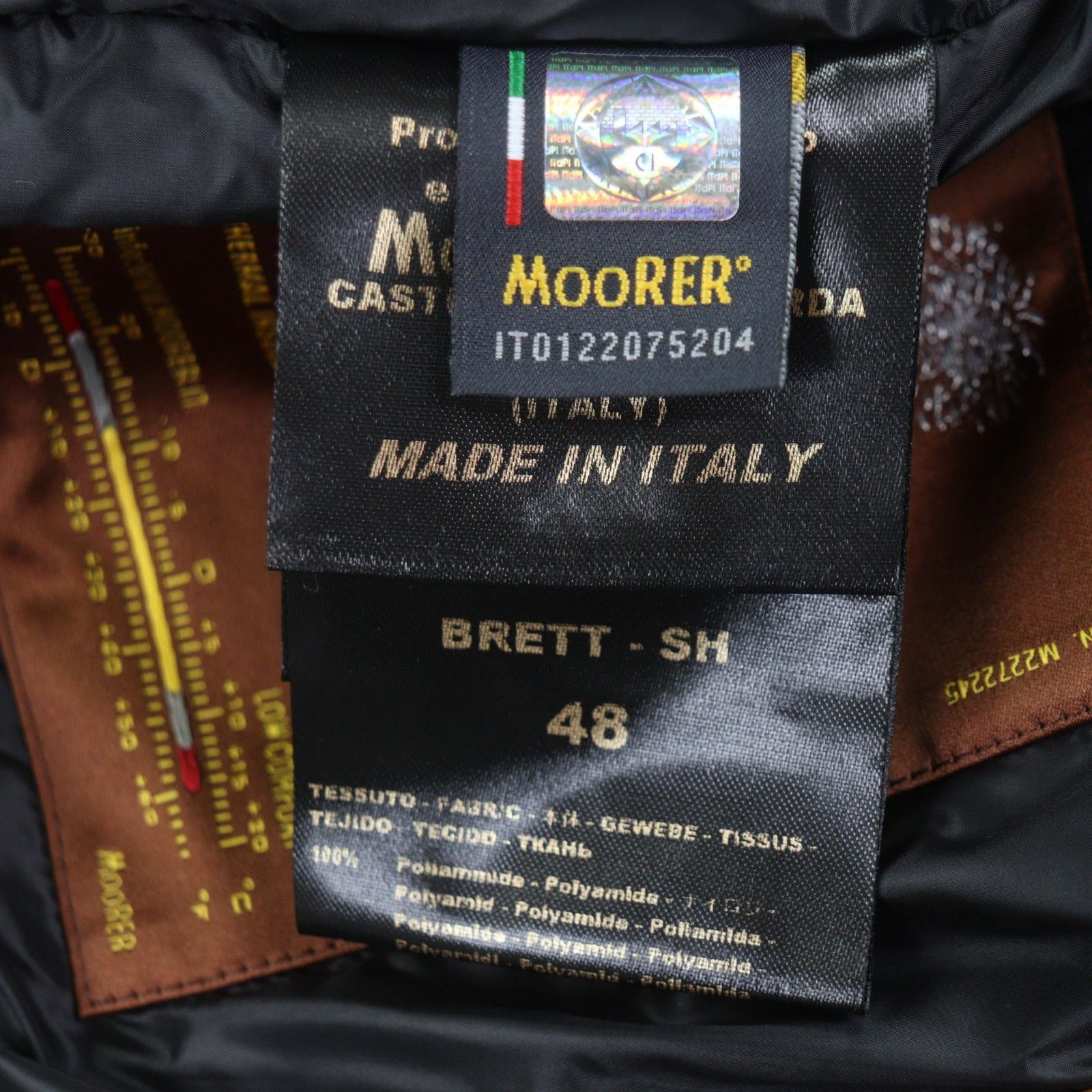 MooRER Moorer MOORER BRETT Nylon Down Jacket Textile Outerwear DUTY FREE for USA Size ONE SIZE - 13 Thumbnail