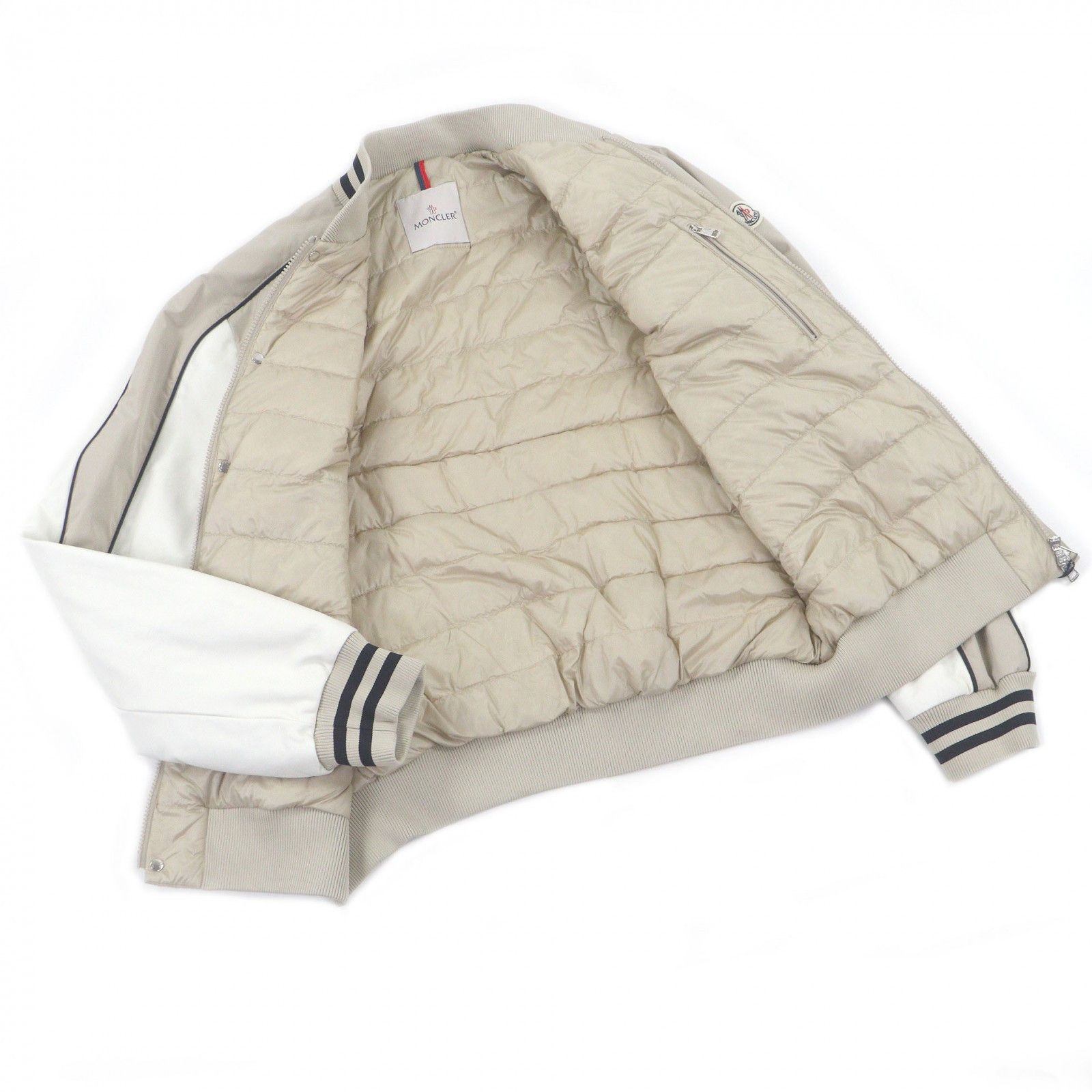 Moncler Moncler MONCLER DETIAN GIUBBOTTO Lambskin Sleeve Polyester Down Jacket Textile Outerwear DUTY FREE for USA Size ONE SIZE - 3 Thumbnail