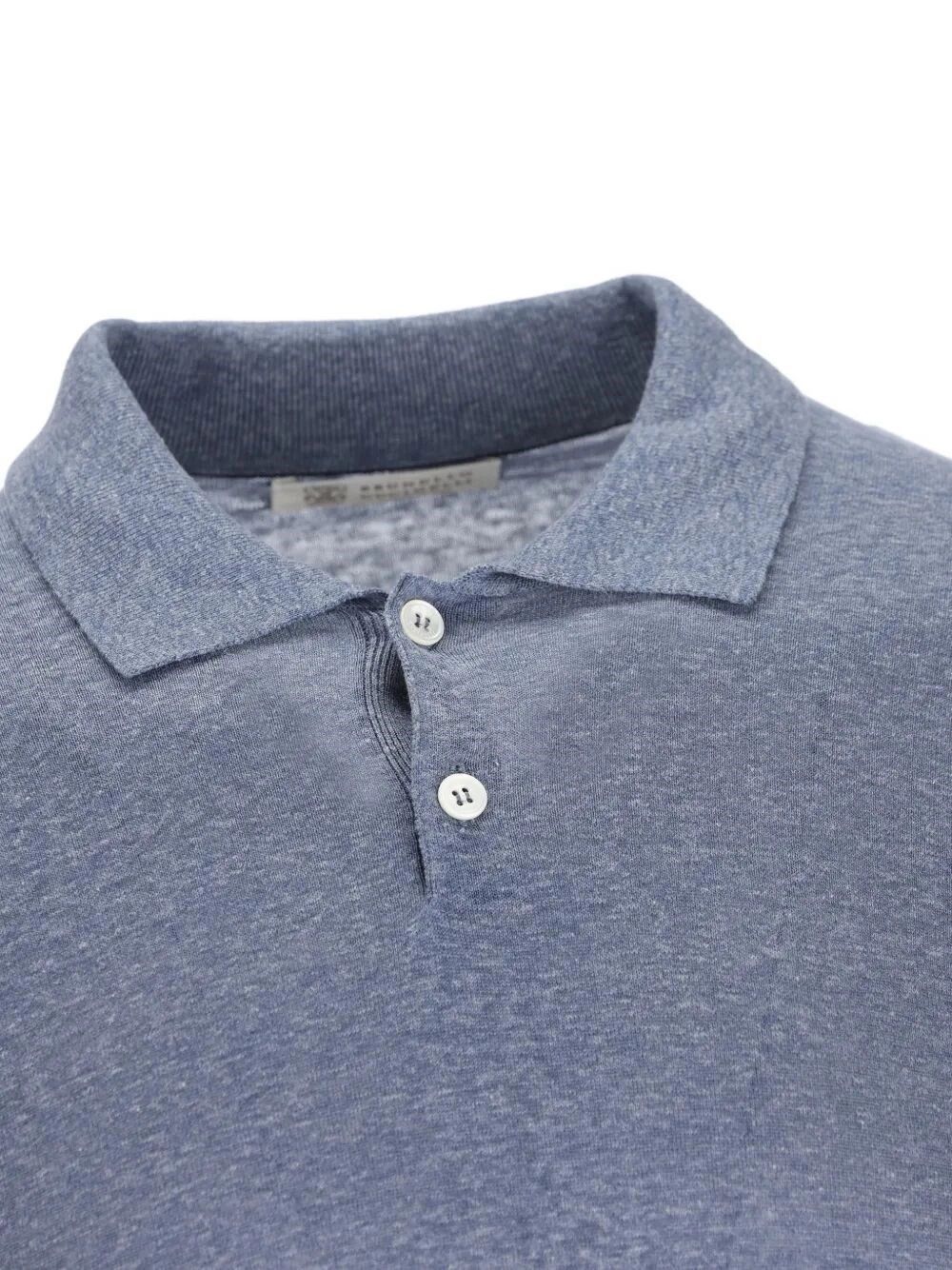Brunello Cucinelli Short Sleeve Polo Size US XXL / EU 58 / 5 - 4 Thumbnail