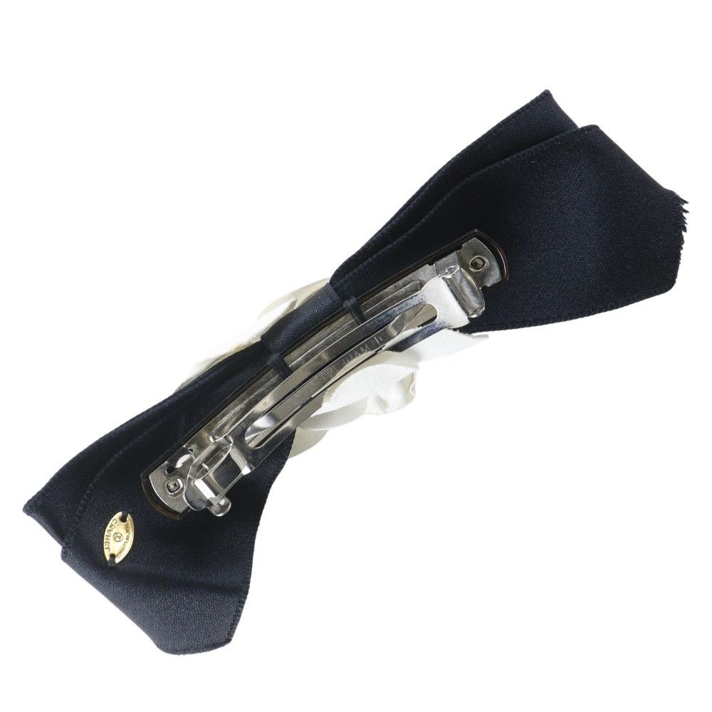Chanel Chanel Chanel Camelia Ribbon Barrette Textile Other DUTY FREE for USA Size ONE SIZE - 2 Thumbnail