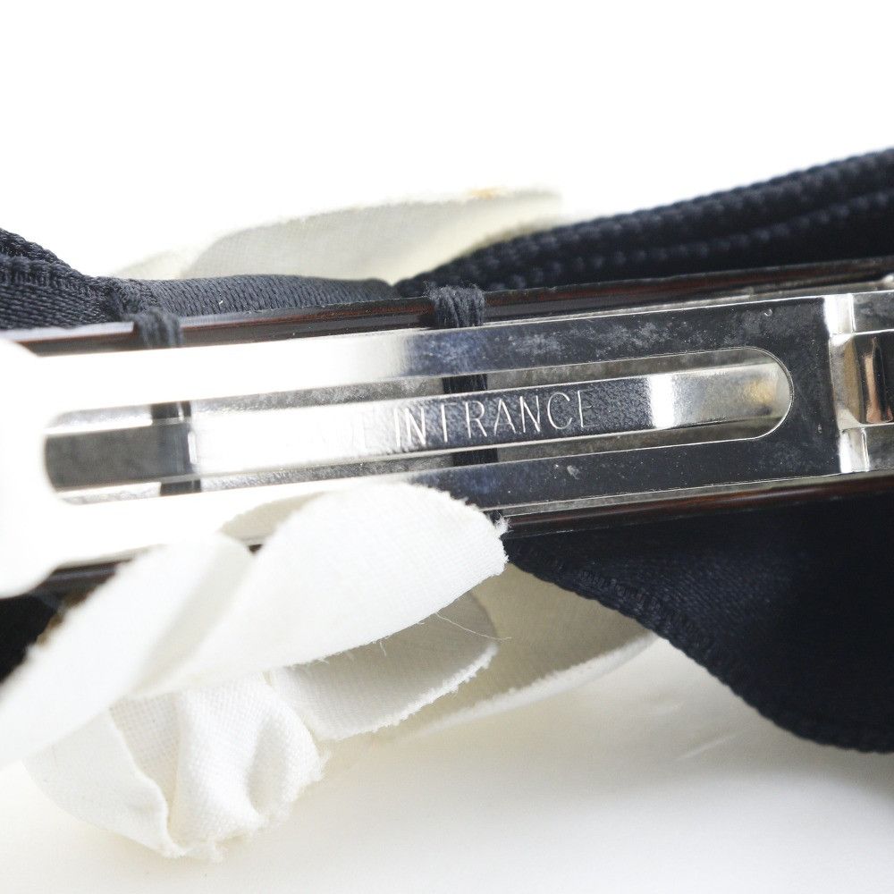 Chanel Chanel Chanel Camelia Ribbon Barrette Textile Other DUTY FREE for USA Size ONE SIZE - 9 Thumbnail
