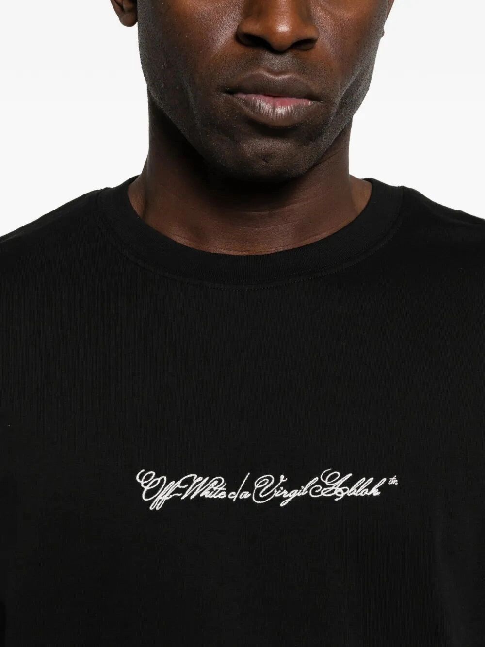 Off-White `Script Arrow` Short Sleeve Slim T-Shirt Size US L / EU 52-54 / 3 - 3 Thumbnail