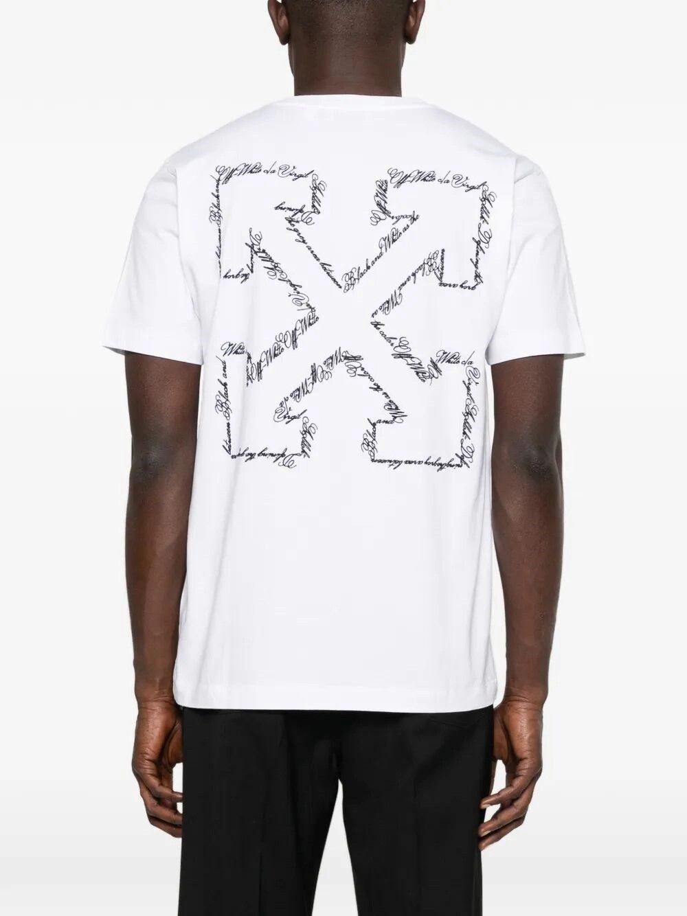 Off-White `Script Arrow` Short Sleeve Slim T-Shirt Size US L / EU 52-54 / 3 - 4 Thumbnail