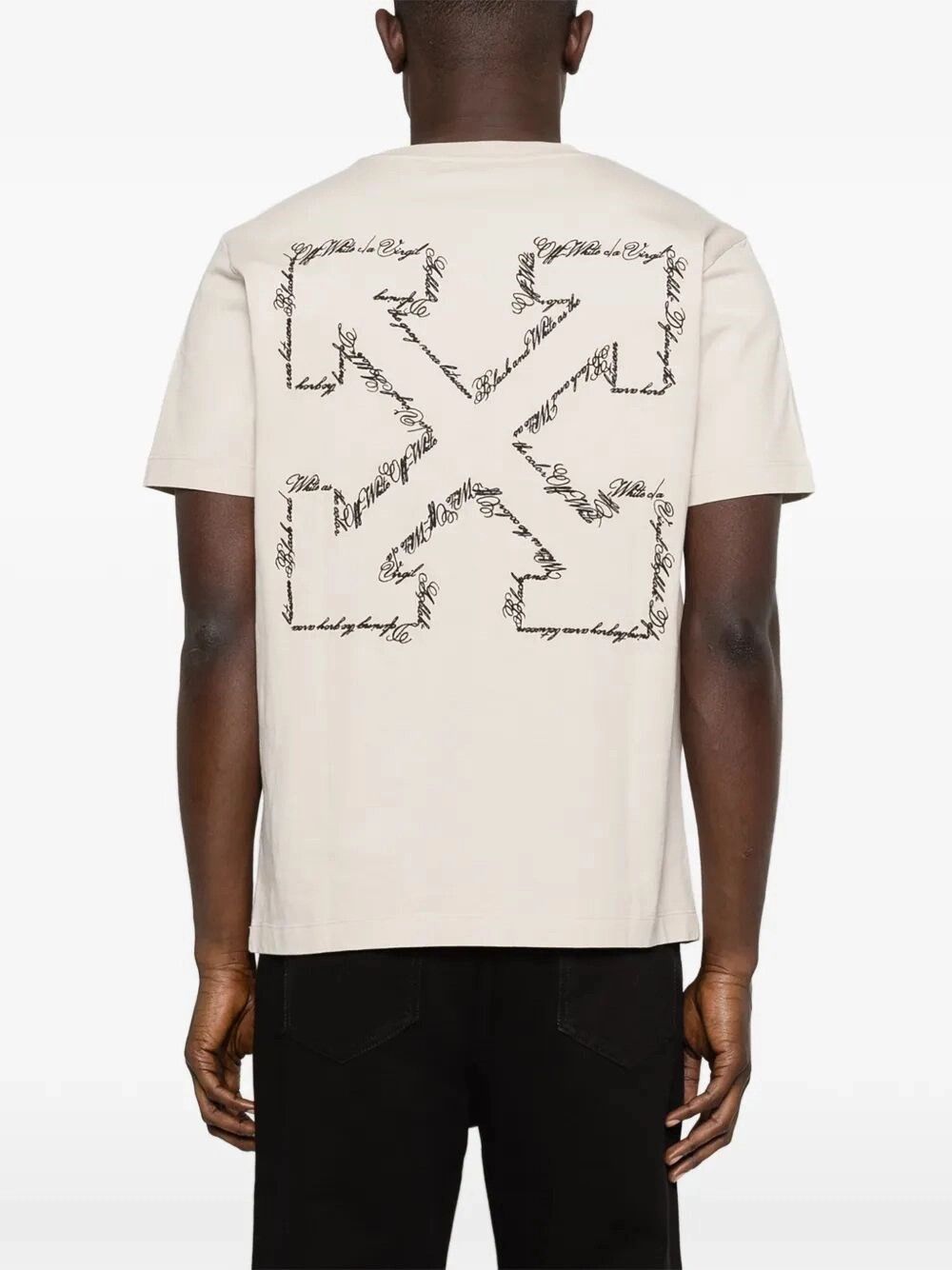 Off-White `Script Arrow` Short Sleeve Slim T-Shirt Size US L / EU 52-54 / 3 - 5 Thumbnail