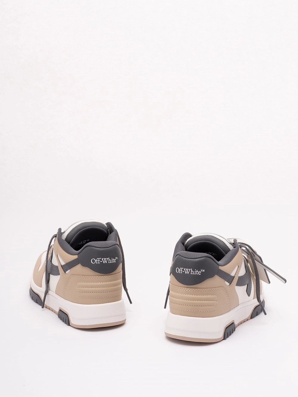 Off-White `Out Of Office Calf Leather` Sneakers Size US 8 / EU 41 - 3 Thumbnail